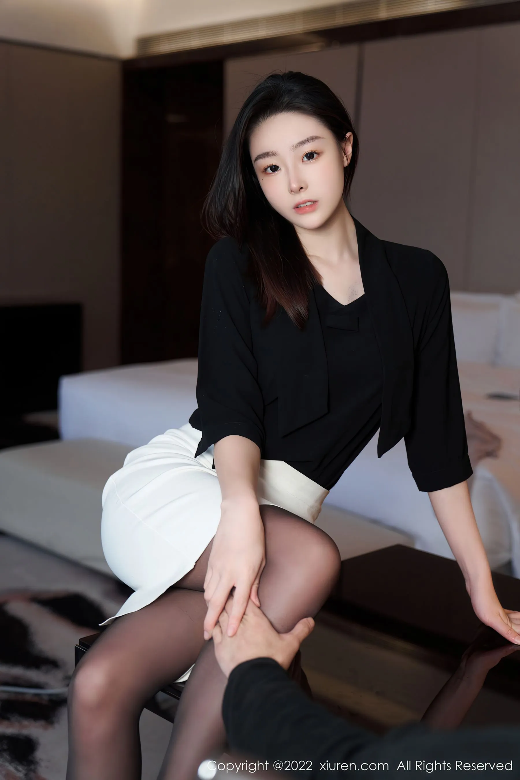 護士優雅夜景寫真 – 冬季優雅風格展現珍藏 - 45