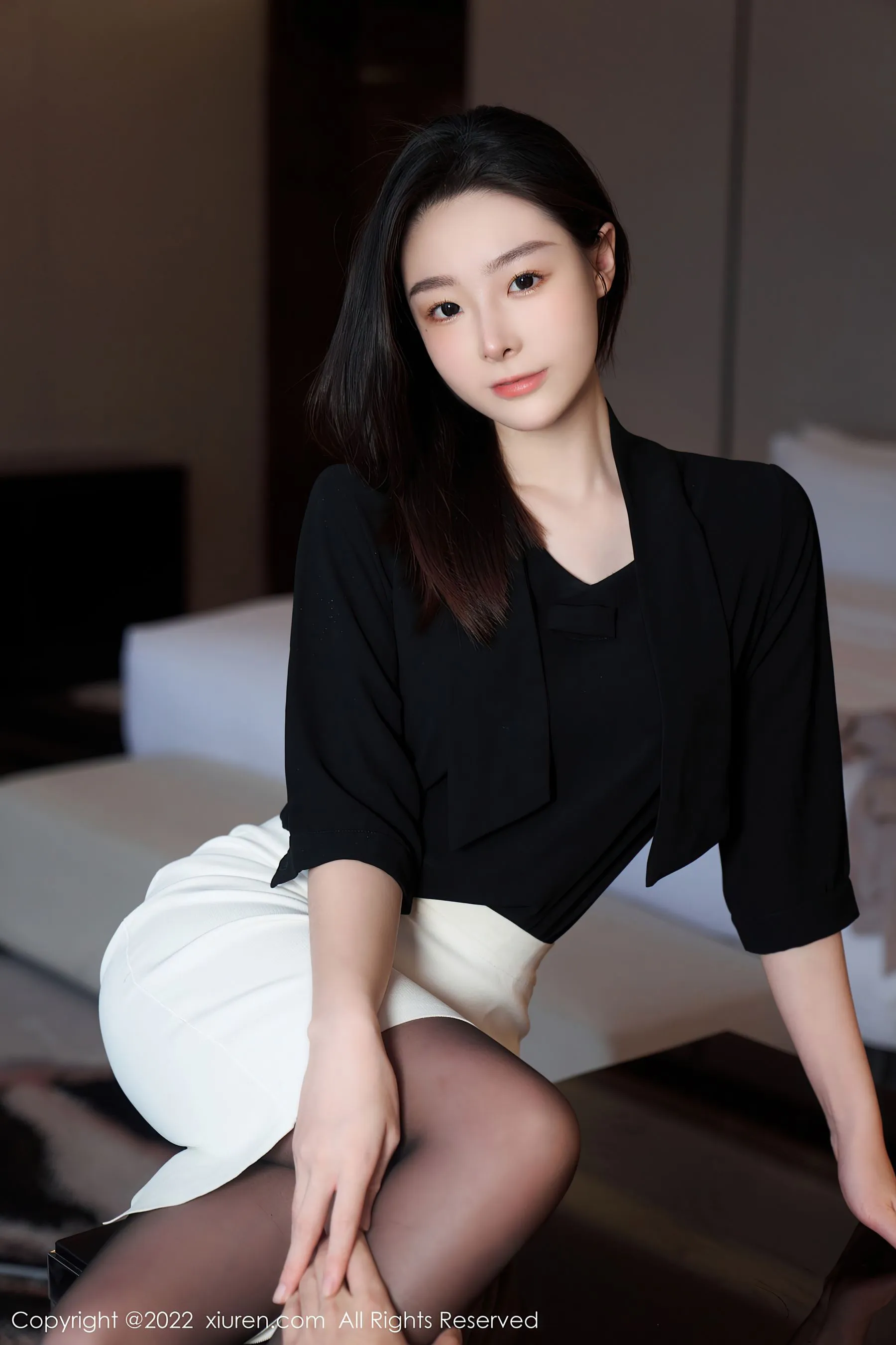 護士優雅夜景寫真 – 冬季優雅風格展現珍藏 - 47