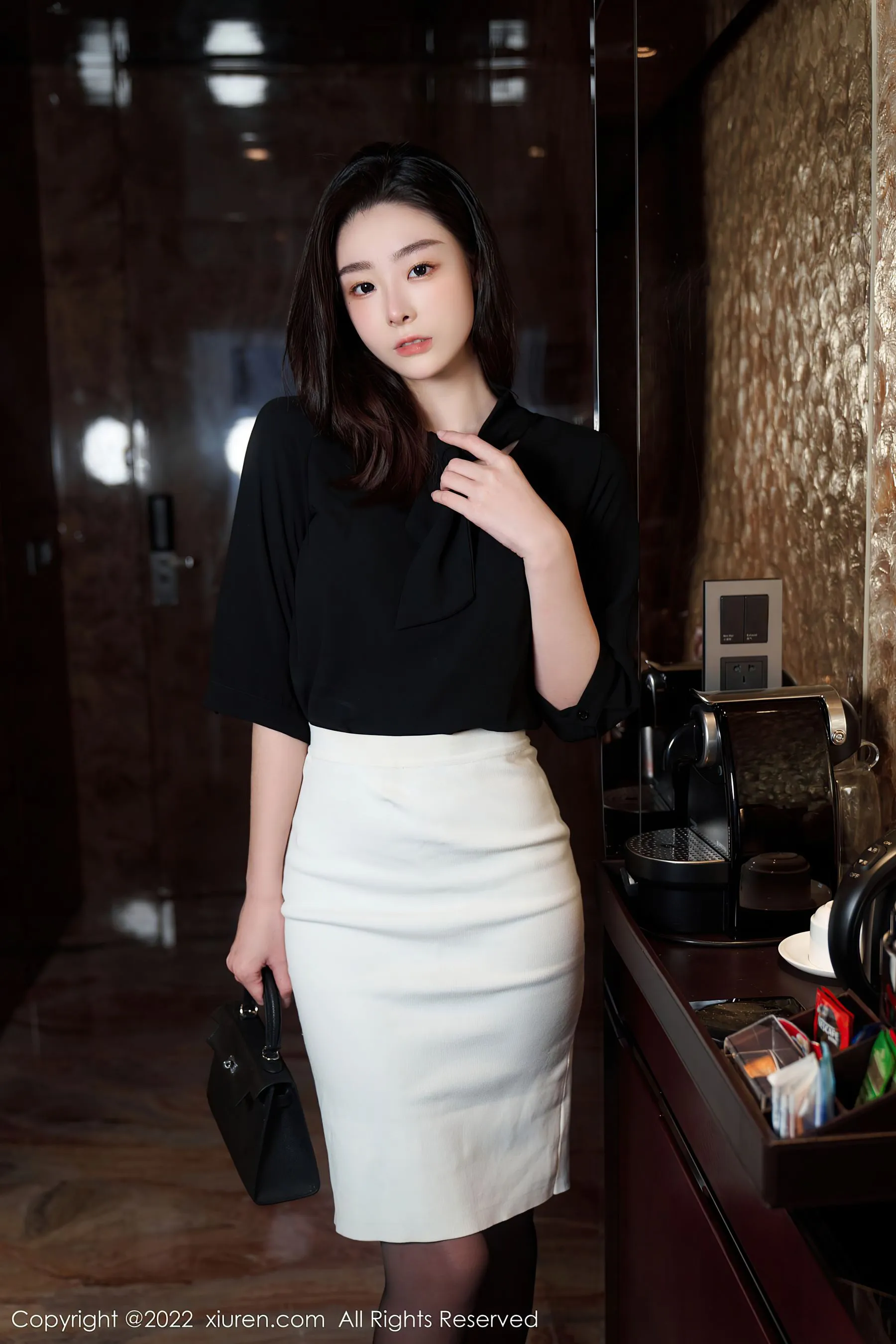 護士優雅夜景寫真 – 冬季優雅風格展現珍藏 - 91