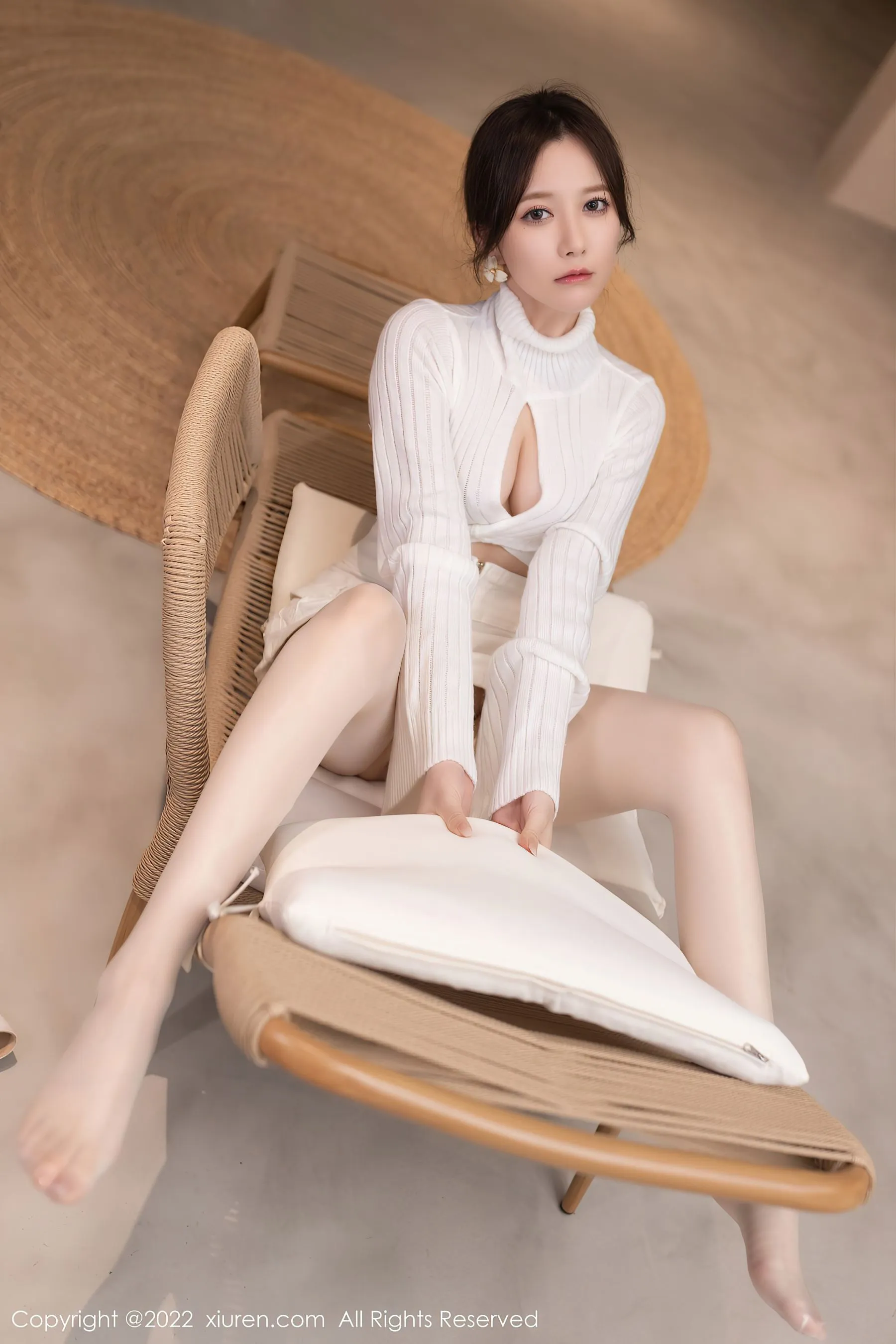 凌晨台中校花寫真精選 – 高貴室內靜謐完美融合典藏 - 44