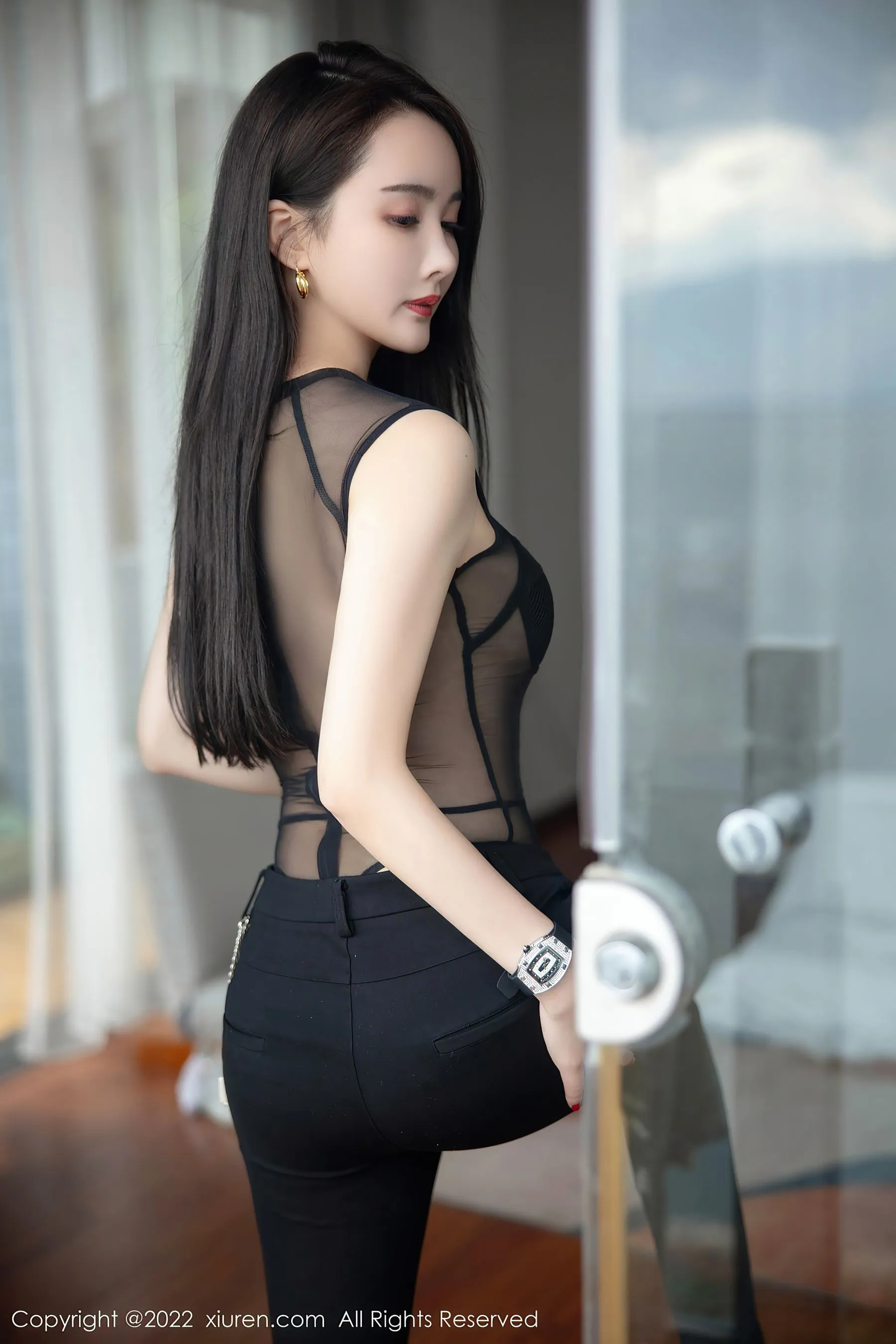 新北黃昏車模美照 – 甜美魅力夜景實錄限量 - 19
