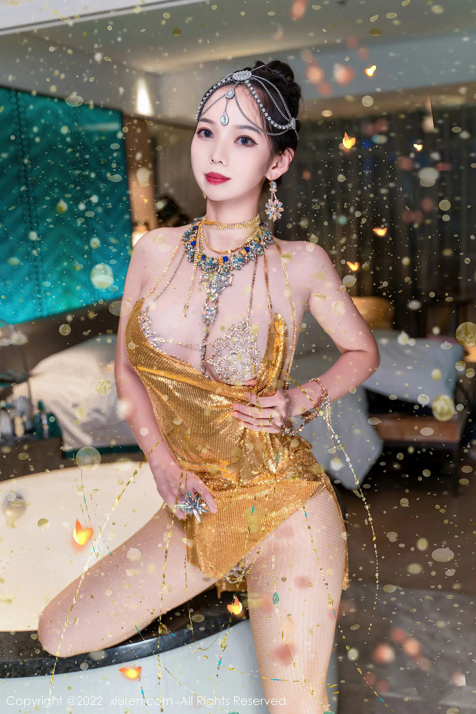 神秘時刻空姐夜景寫真 – 夏日性感風採再現限量 - 44
