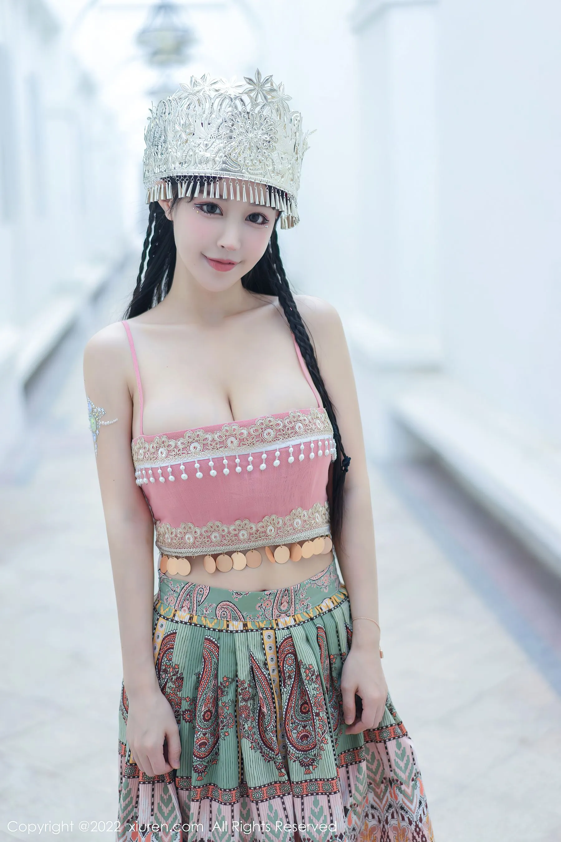 新竹夜晚嫩模美照 – 甜美魅力戶外實錄精選 - 1