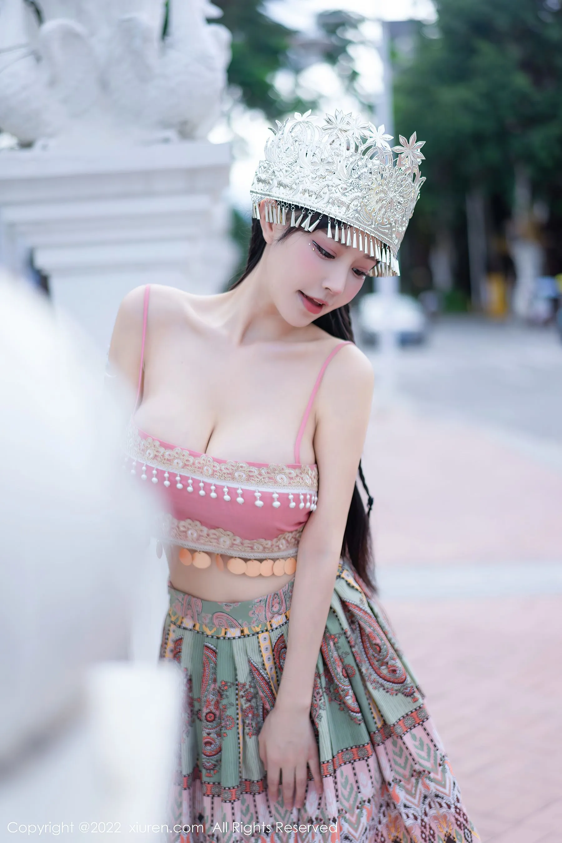 新竹夜晚嫩模美照 – 甜美魅力戶外實錄精選 - 22