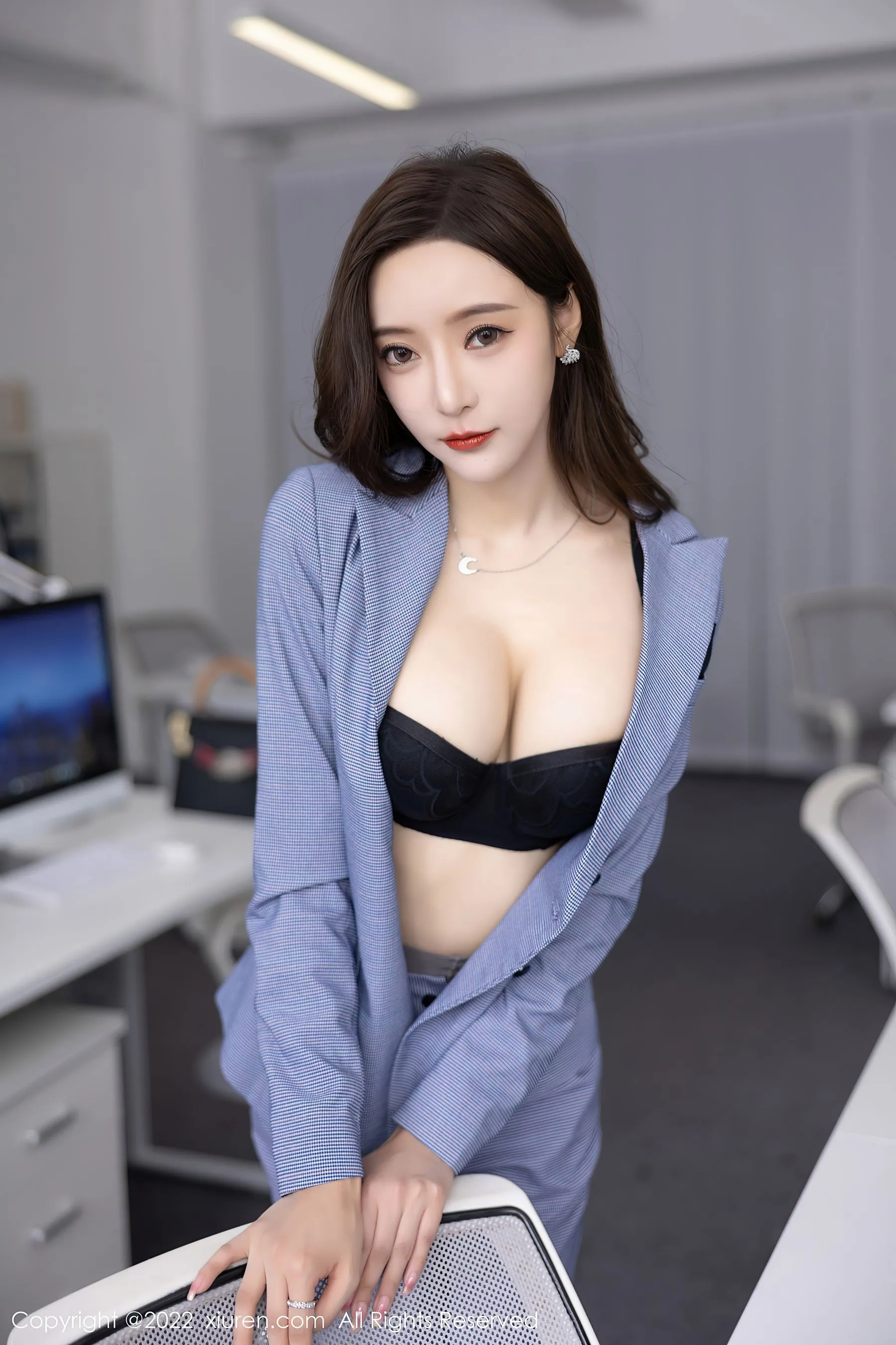 主播清純夜景寫真 – 冬季神秘風格展現典藏 - 3