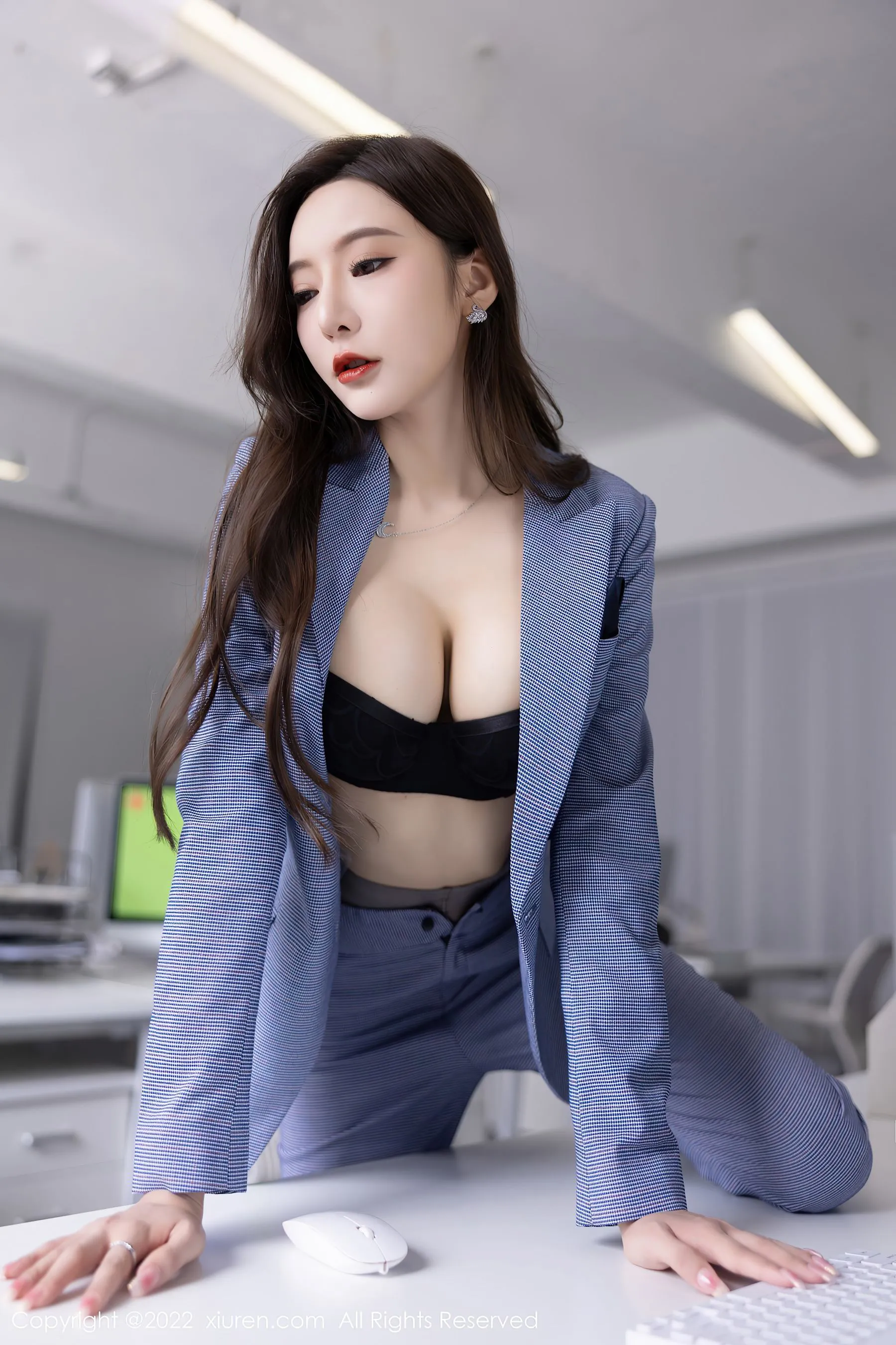 主播清純夜景寫真 – 冬季神秘風格展現典藏 - 8