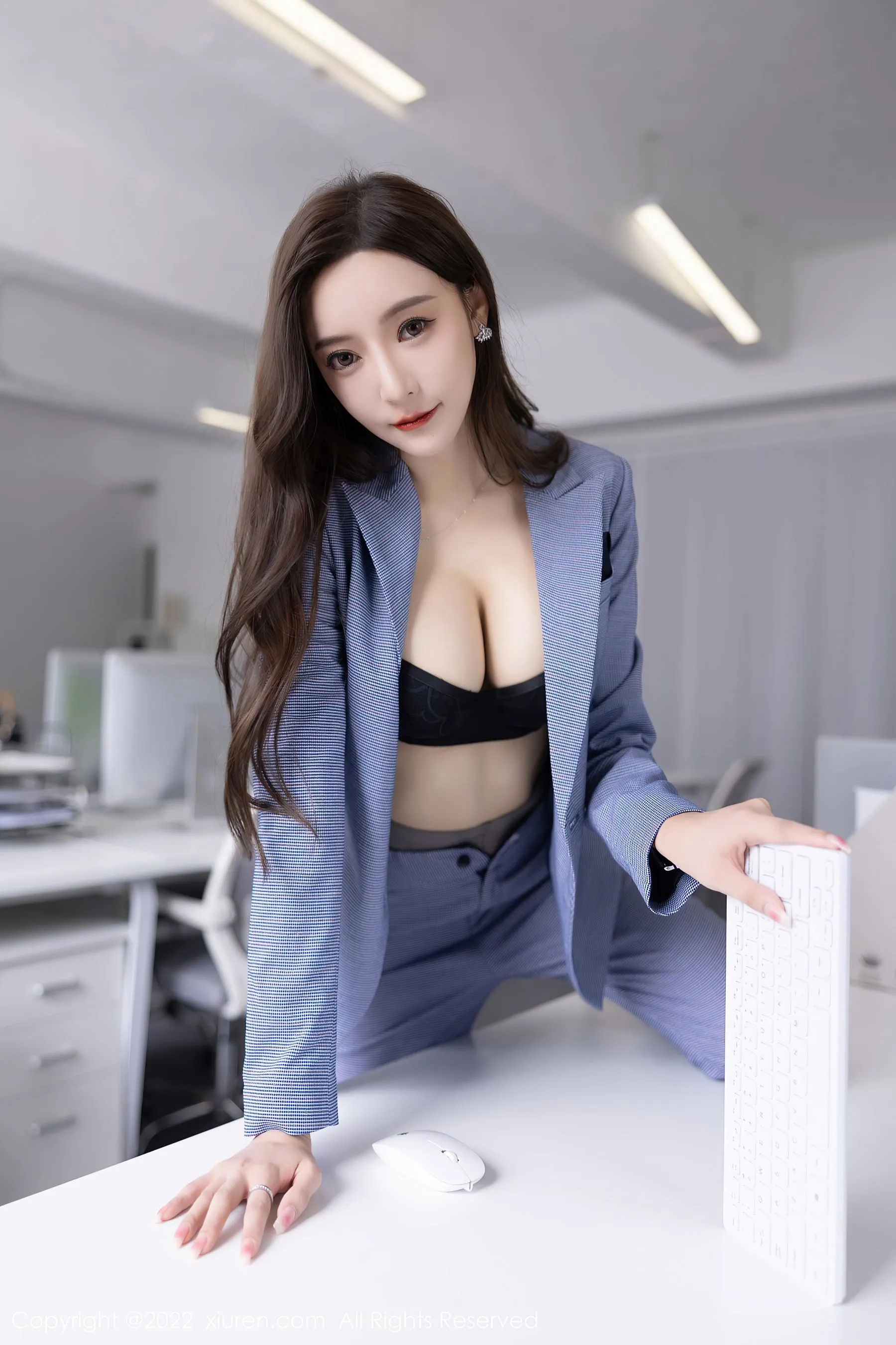 主播清純夜景寫真 – 冬季神秘風格展現典藏 - 9