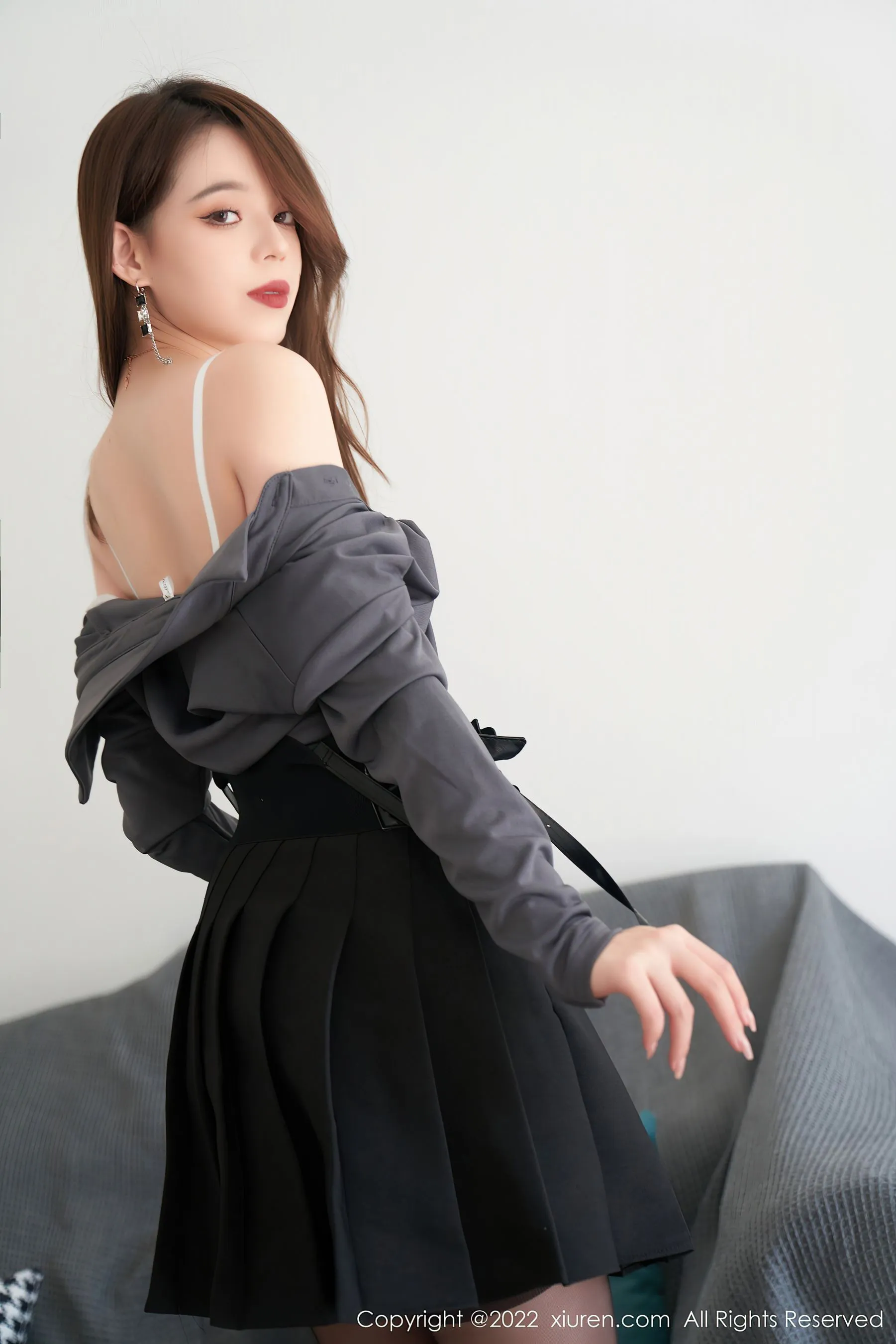 冬季限定嫩模甜美寫真集 – 攝影棚浪漫瞬間捕捉珍藏 - 7
