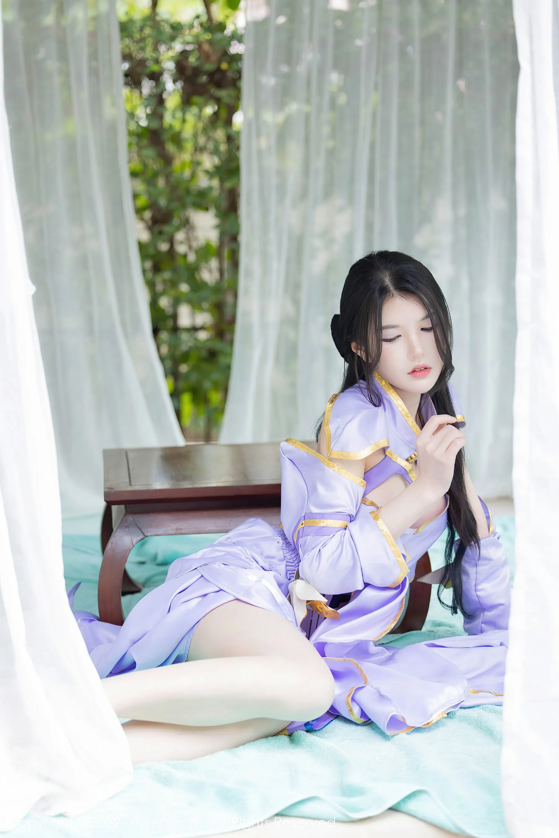 網紅高貴室內寫真 – 夏日靜謐風格展現珍藏 - 29