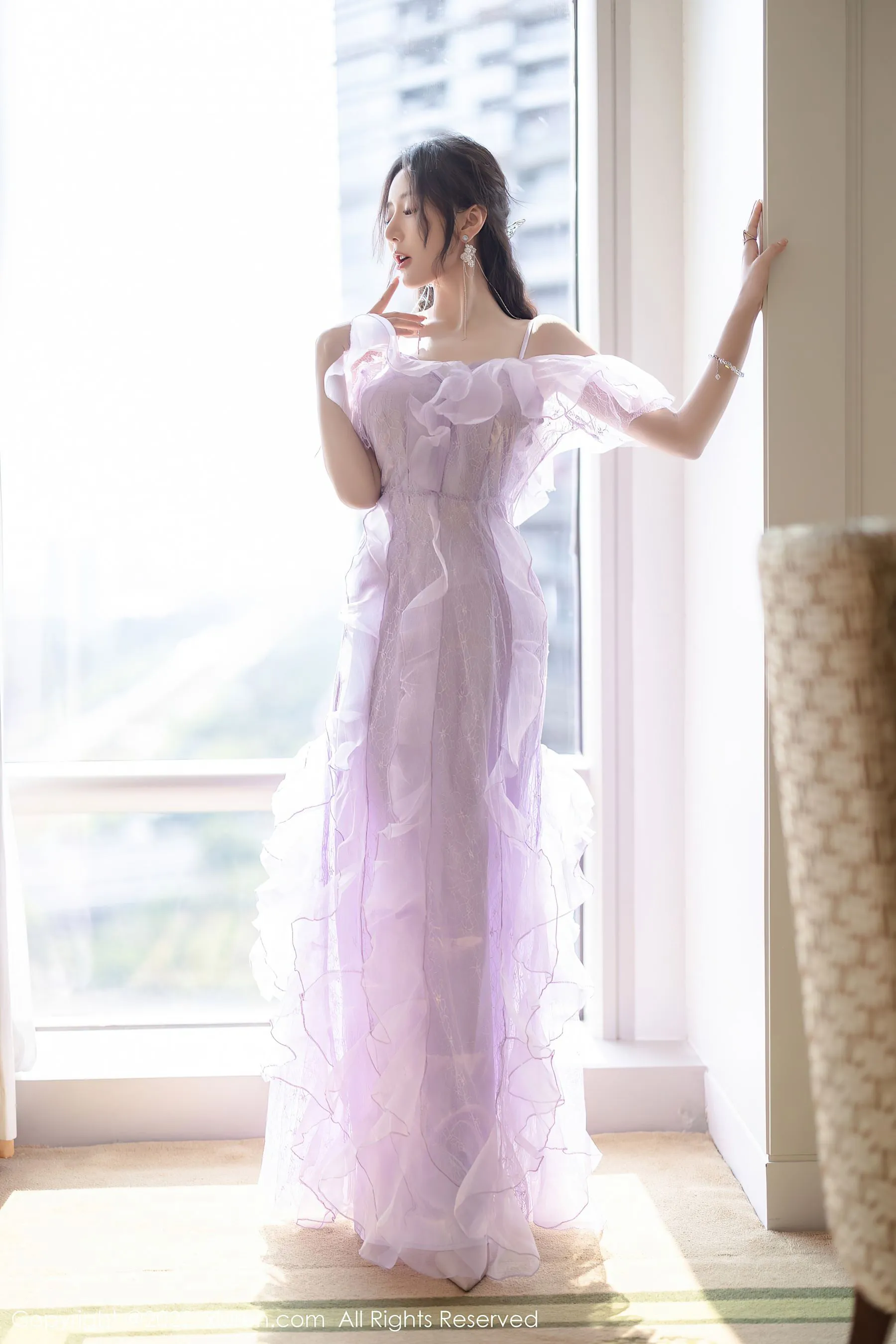 雨季限定校花火辣寫真集 – 戶外優雅瞬間捕捉典藏 - 49