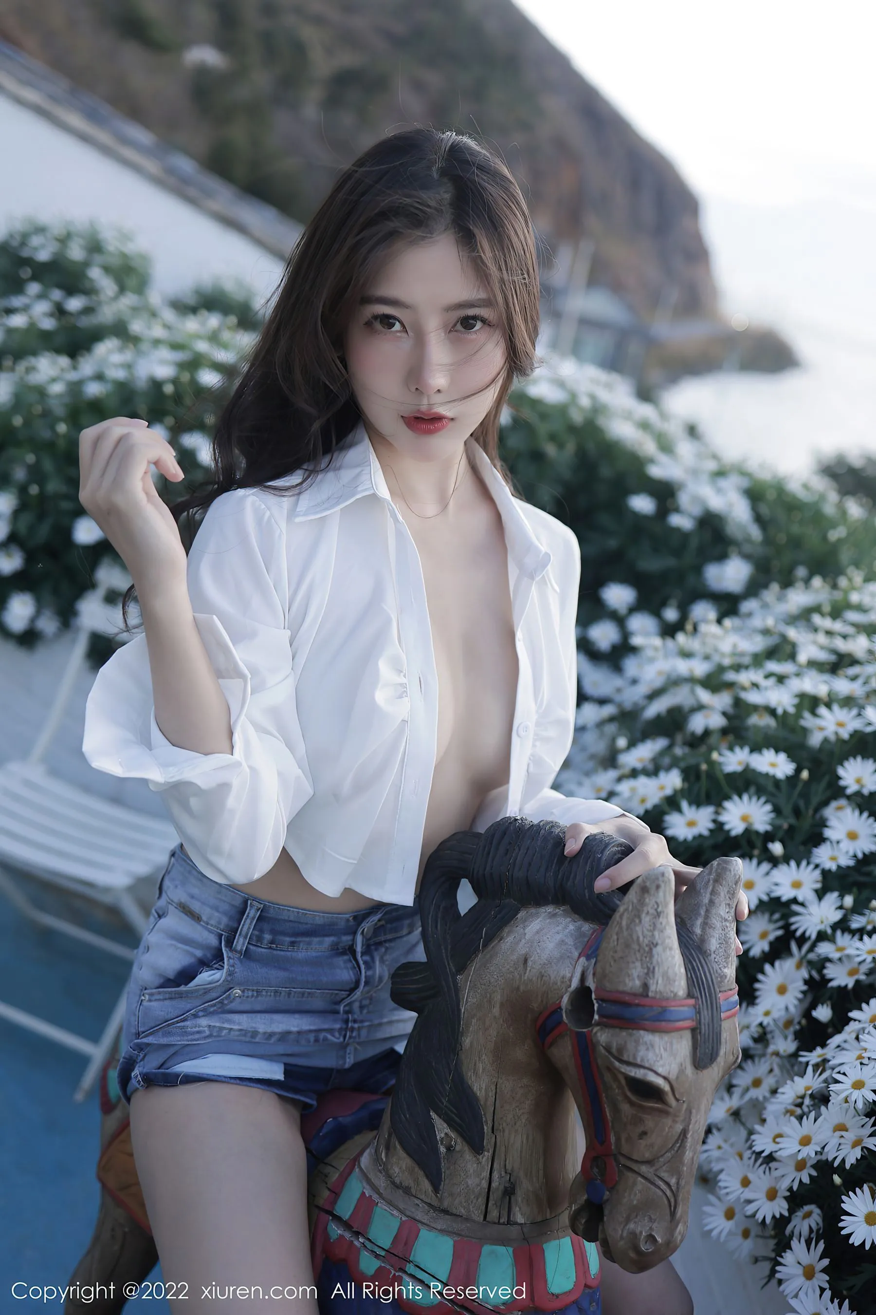 黃昏苗慄網紅寫真精選 – 高貴海邊靜謐完美融合精選 - 53