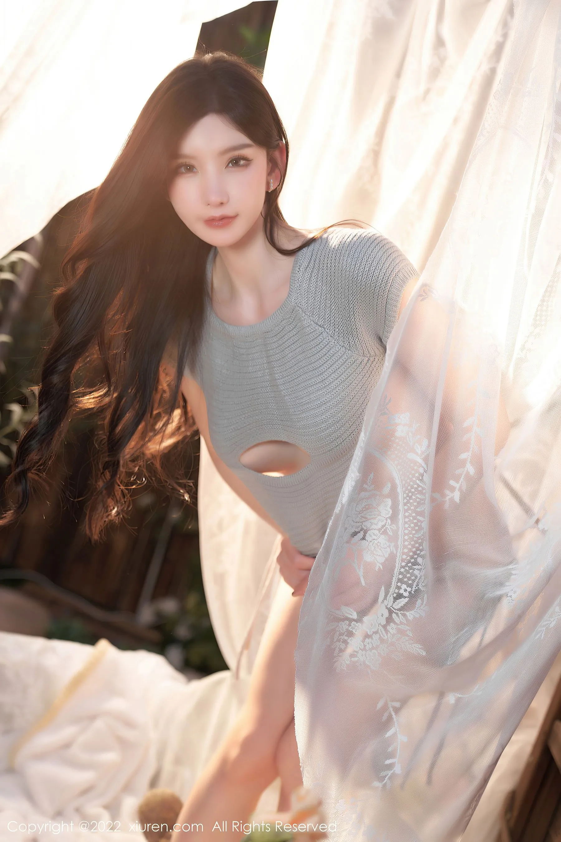 苗慄正午嫩模美照 – 清純魅力海邊實錄精選 - 19