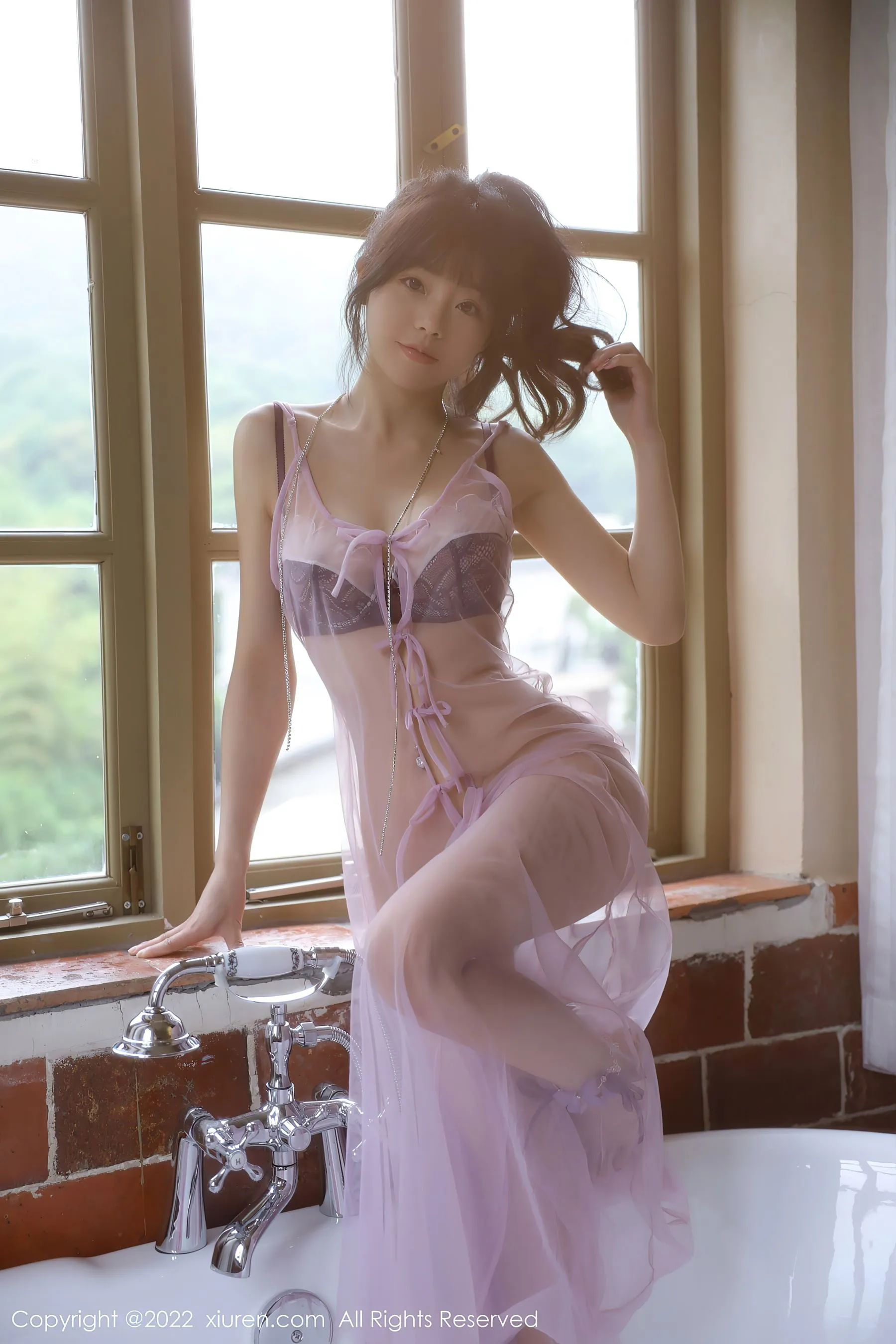 主播活潑戶外寫真 – 秋楓神秘風格展現典藏 - 24
