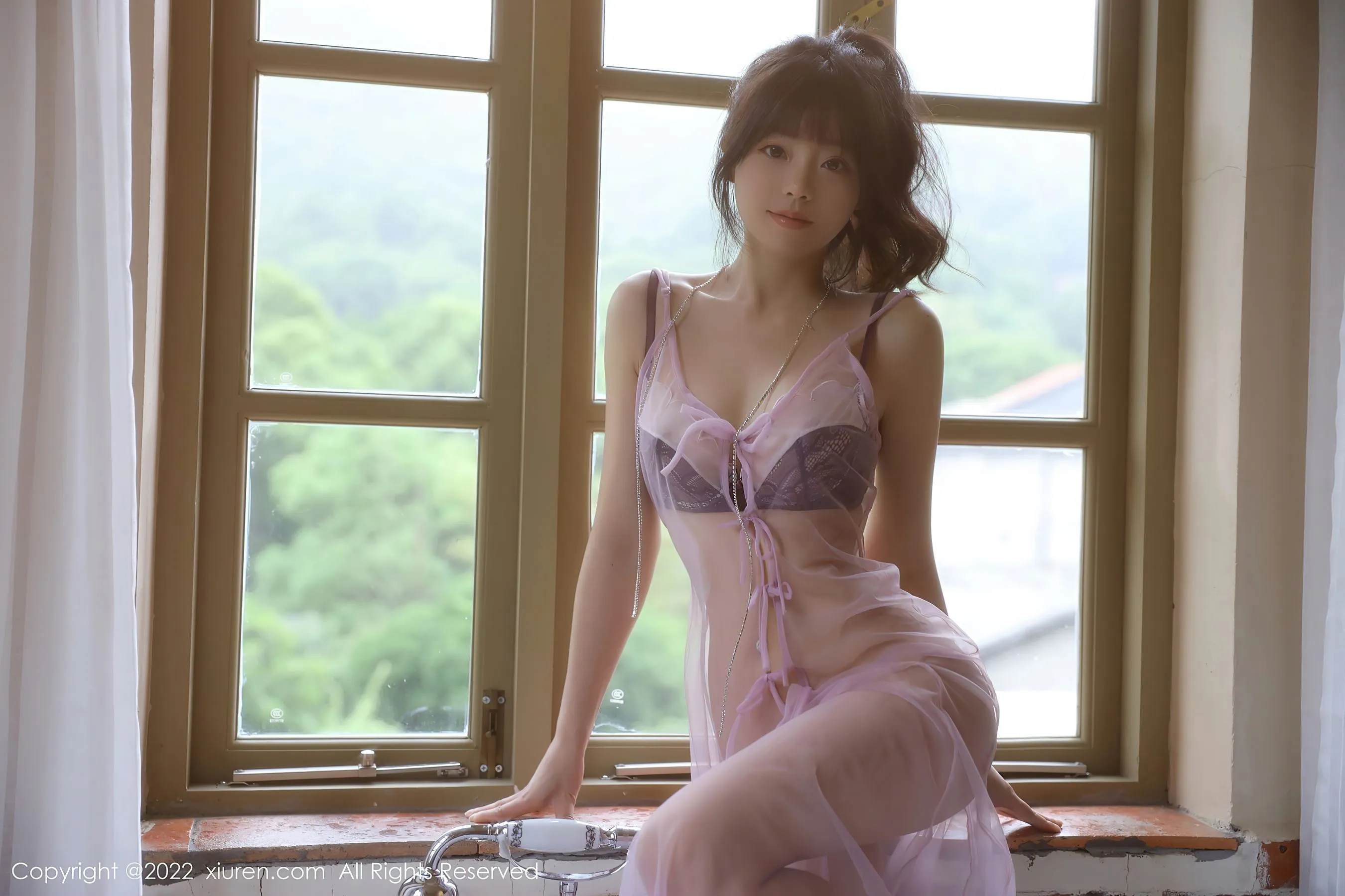 主播活潑戶外寫真 – 秋楓神秘風格展現典藏 - 37