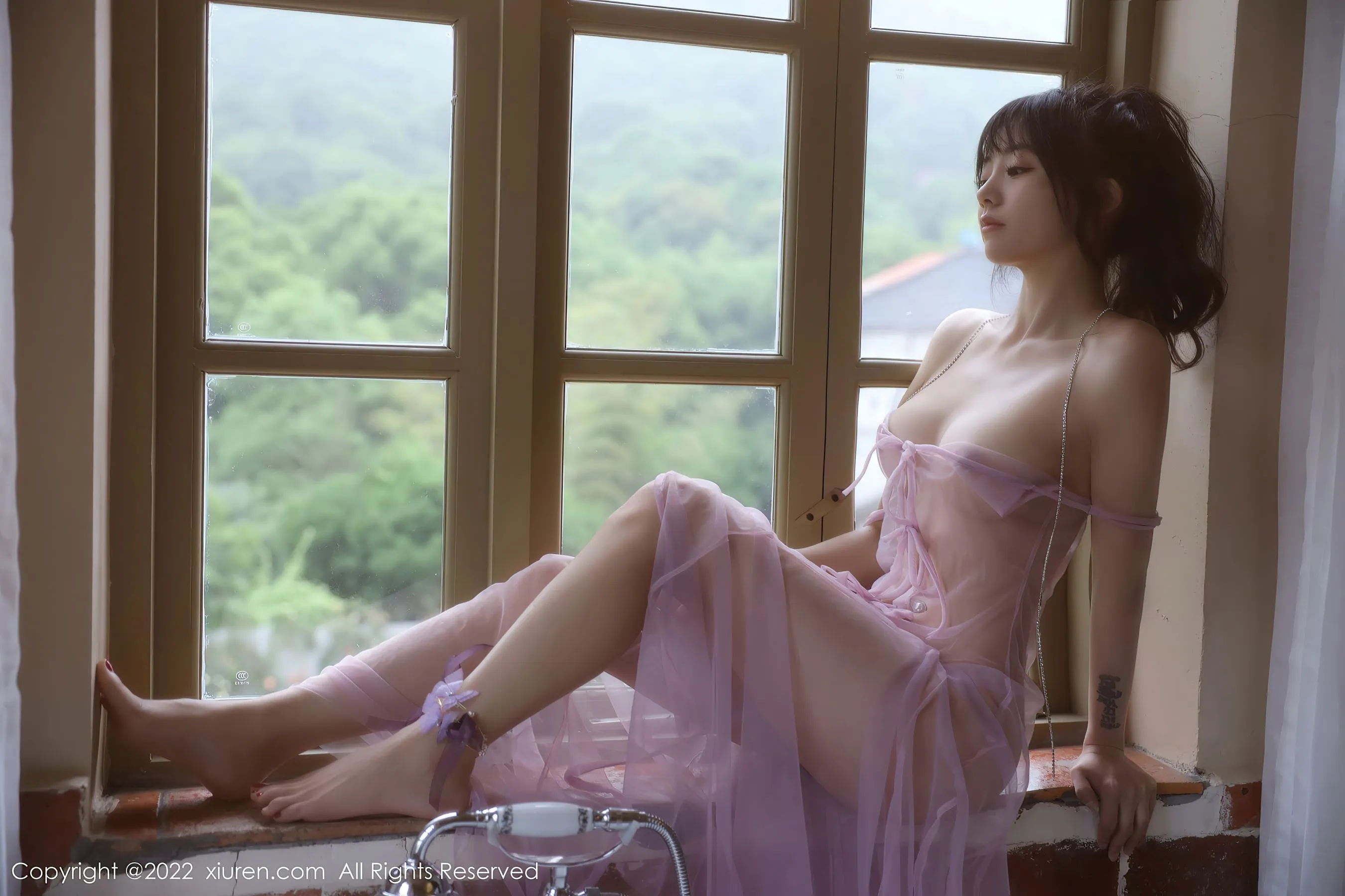 主播活潑戶外寫真 – 秋楓神秘風格展現典藏 - 54