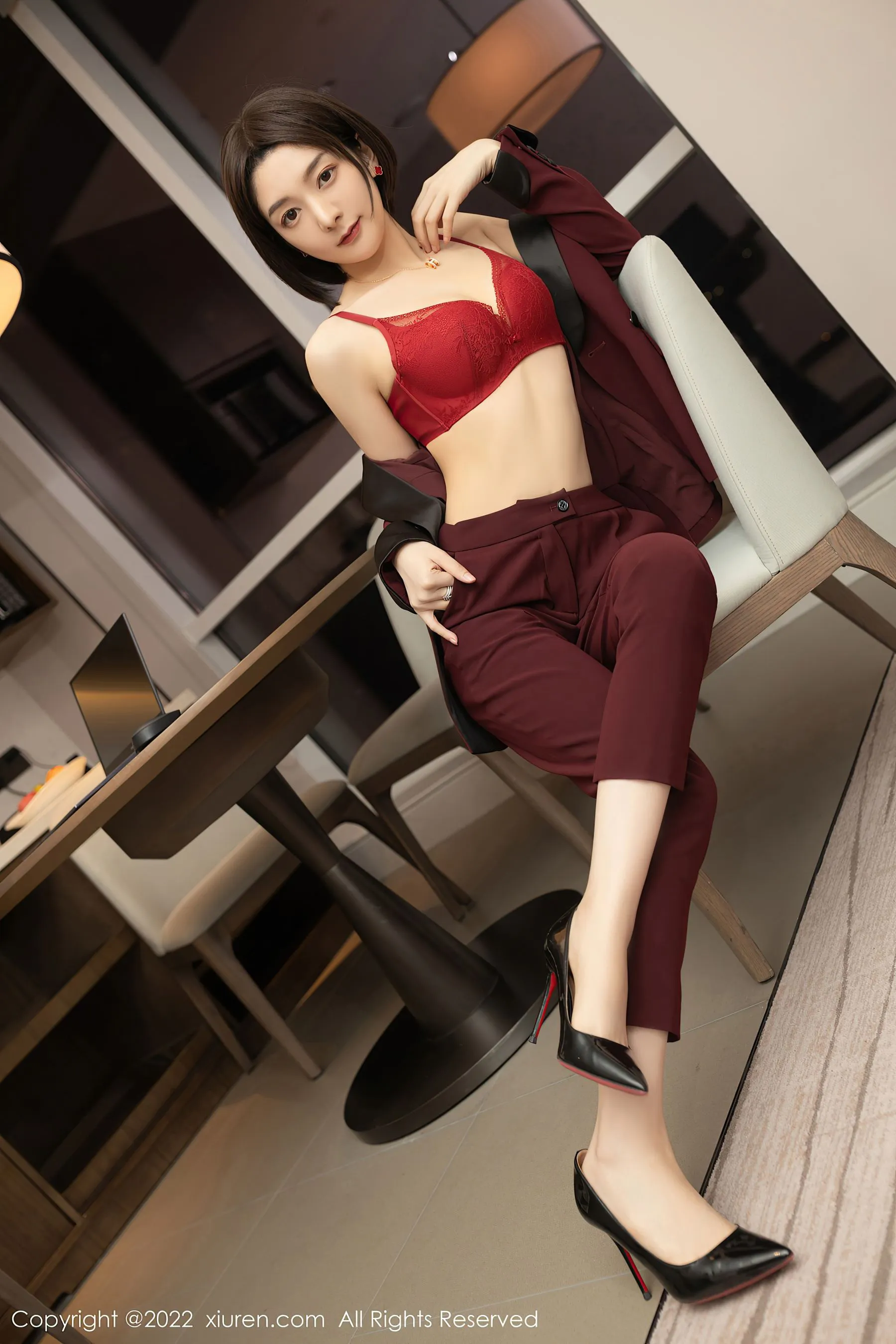嫩模性感室內寫真 – 夏日奔放風格展現典藏 - 63