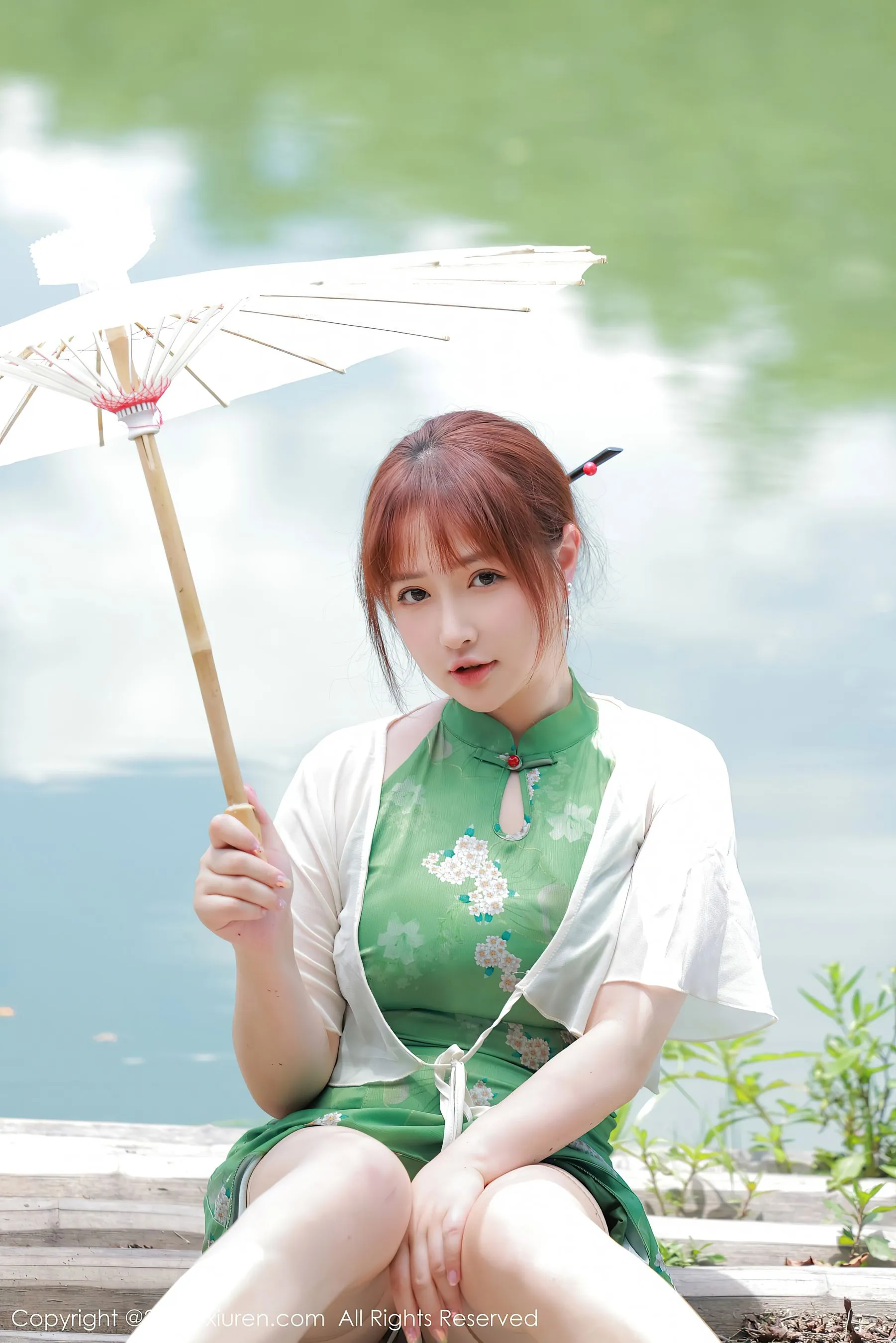 校花知性山景寫真 – 秋季靜謐風格展現典藏 - 35