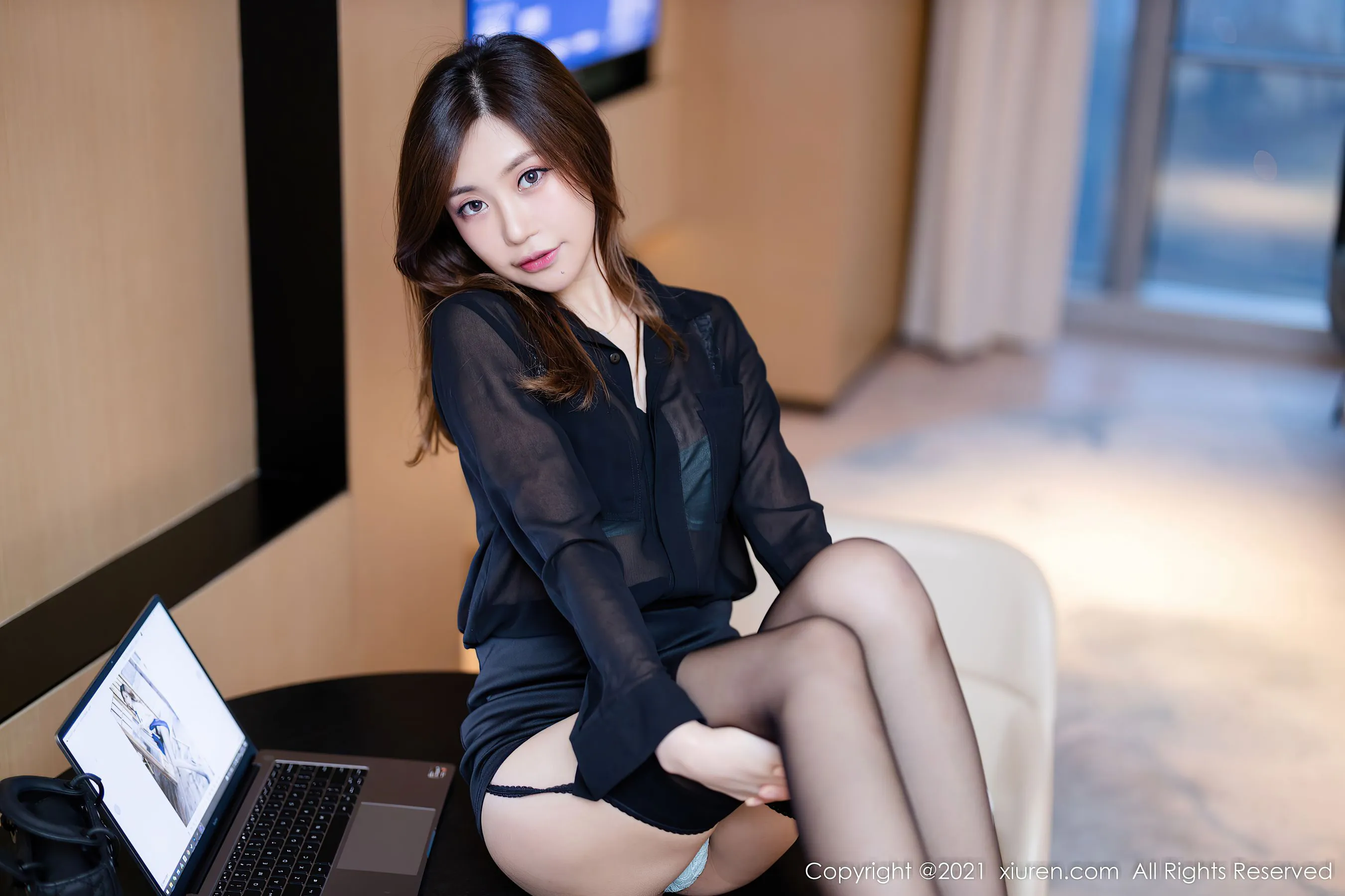 DJ甜美攝影棚寫真 – 櫻花季活力風格展現精選 - 61