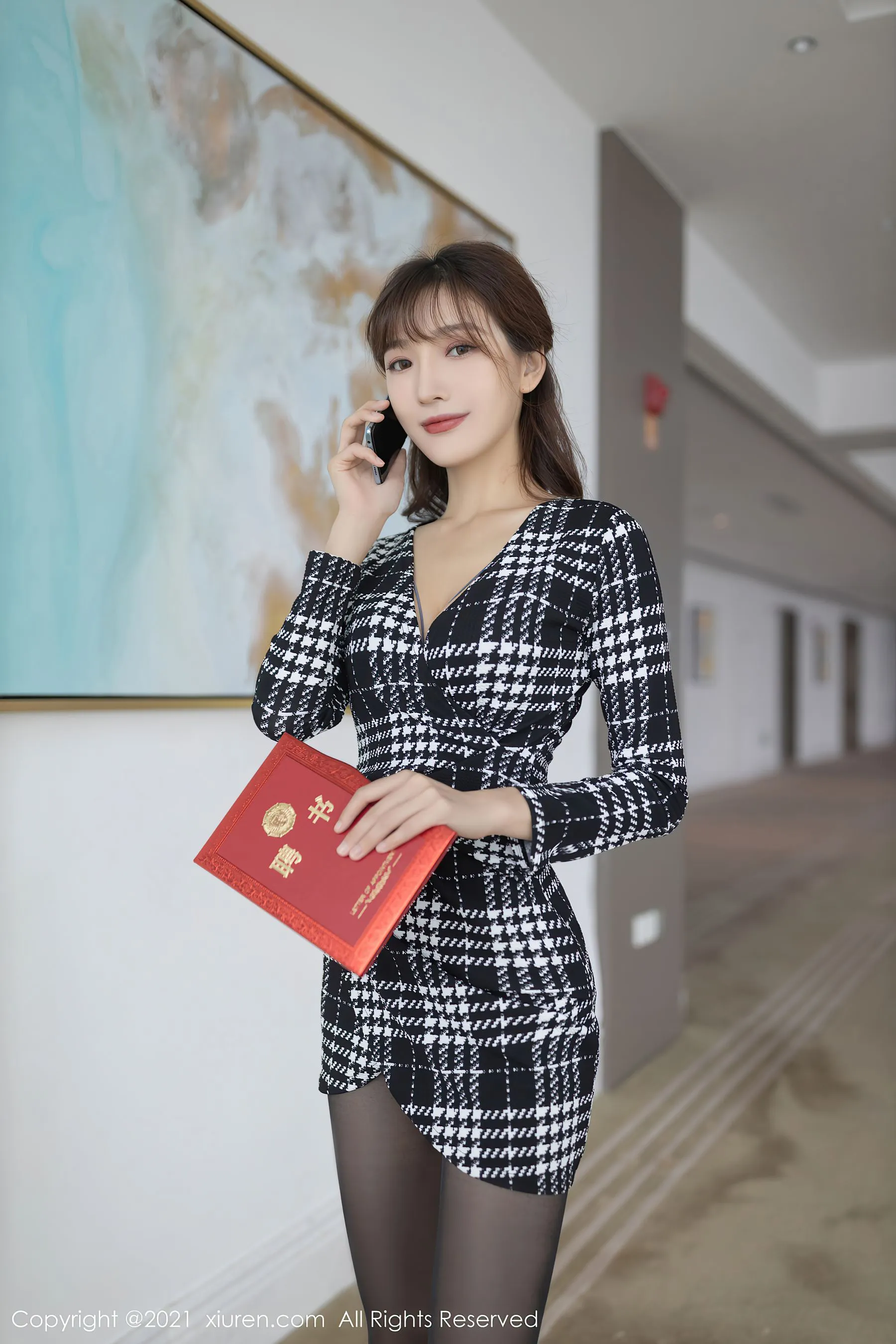 浪漫時刻車模山景寫真 – 櫻花季性感風採再現珍藏 - 44