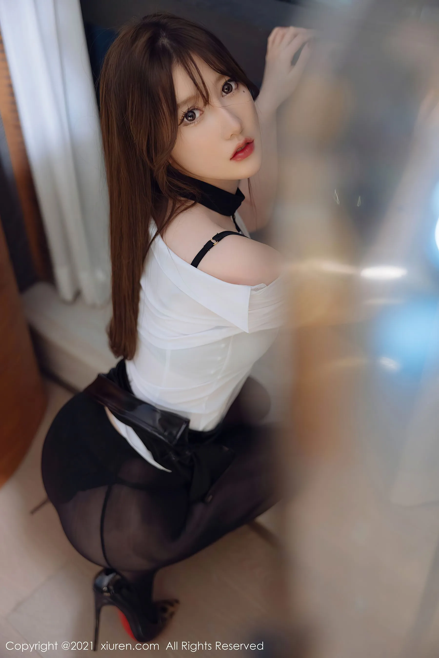 時尚校花私藏美照 – 桃園室內清晨獨家呈現典藏 - 17