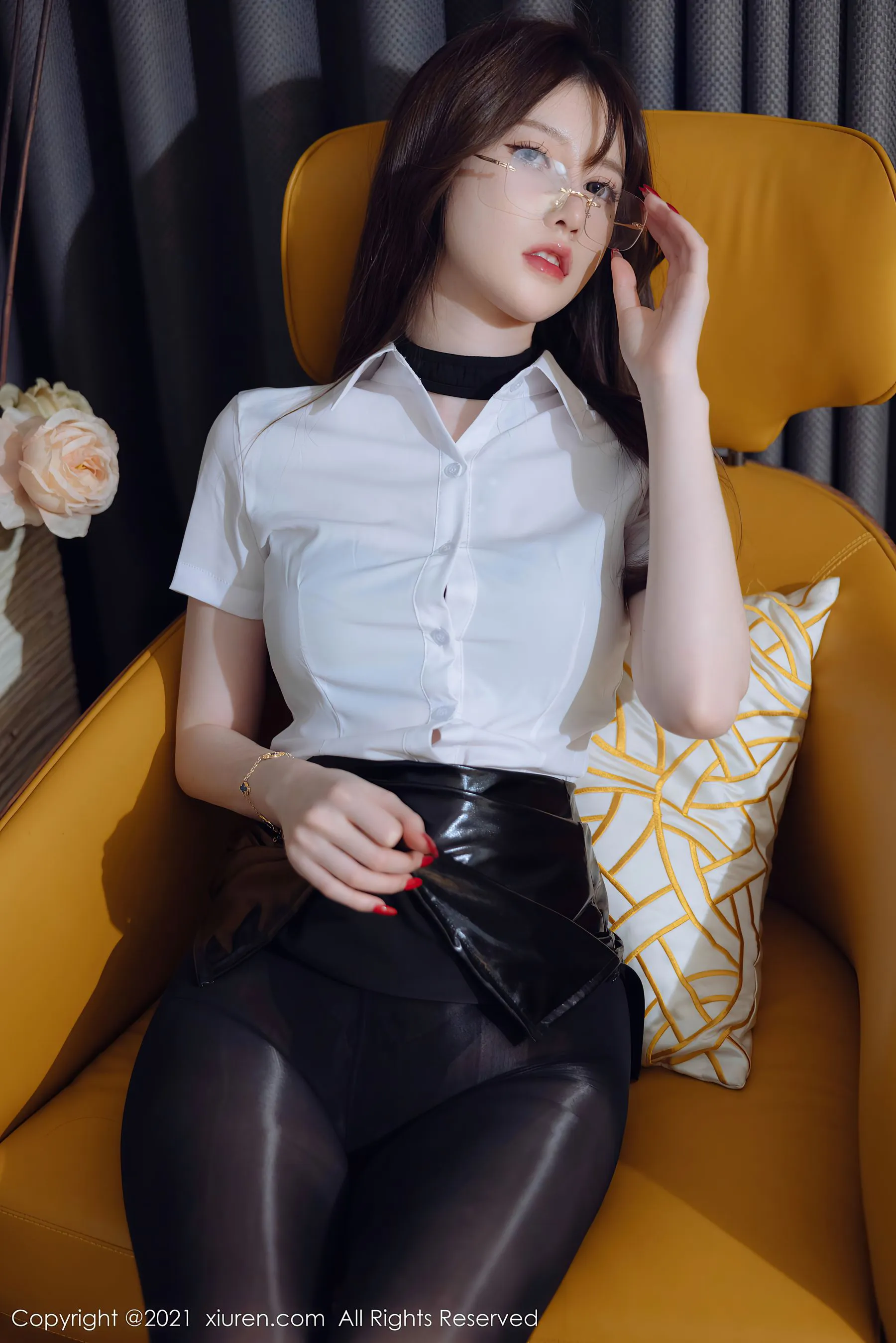 時尚校花私藏美照 – 桃園室內清晨獨家呈現典藏 - 40