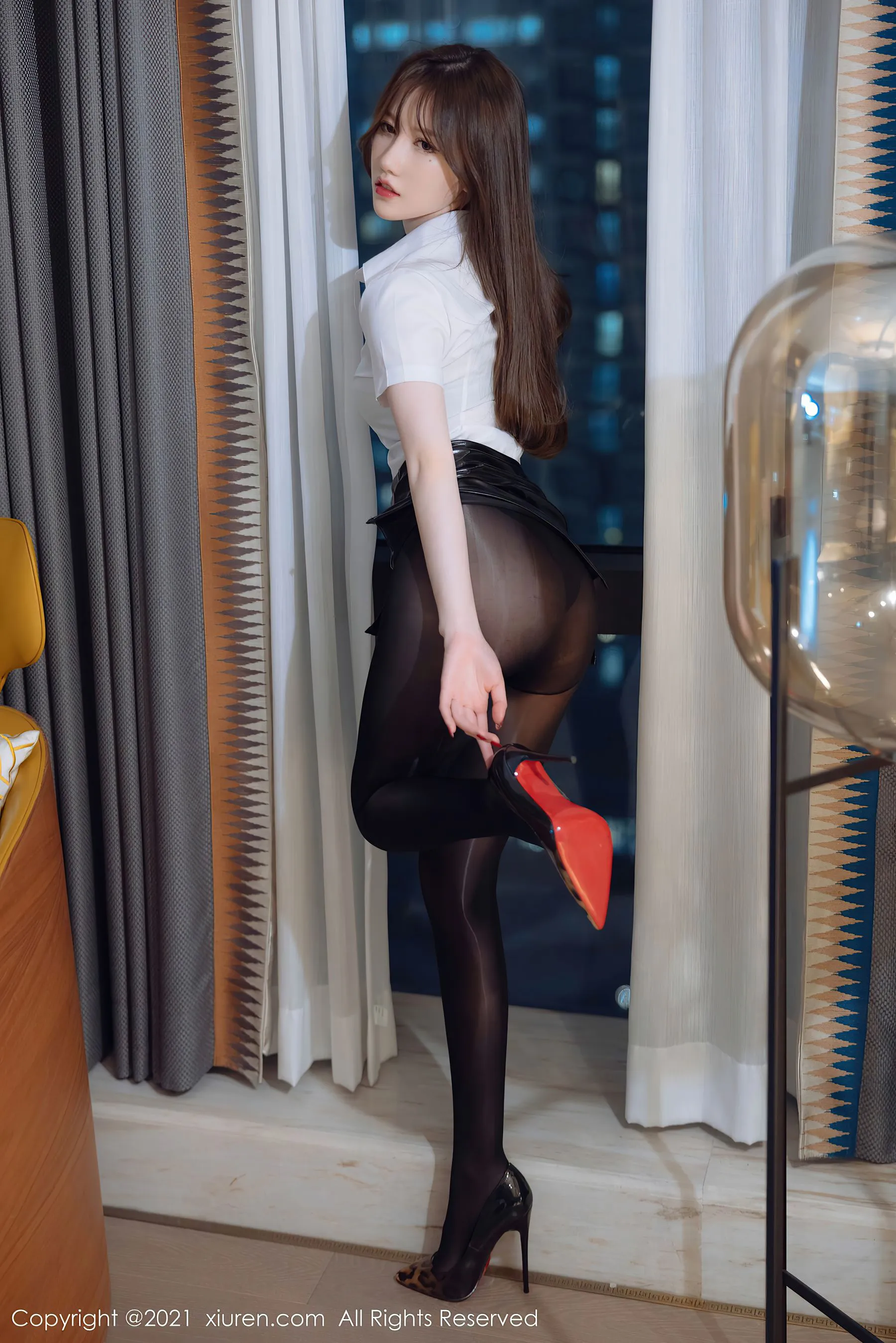 時尚校花私藏美照 – 桃園室內清晨獨家呈現典藏 - 50