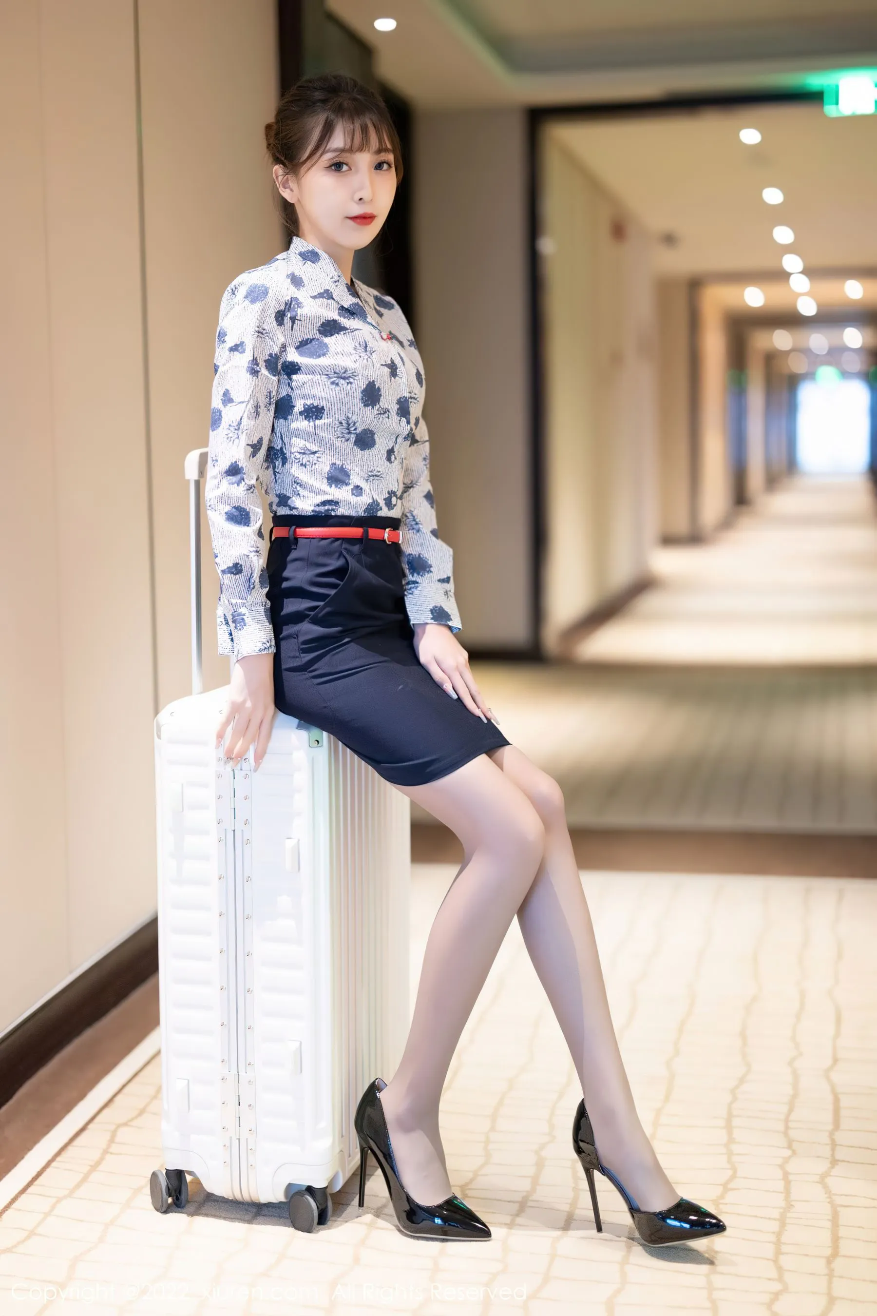空姐魅惑戶外寫真 – 雪景活力風格展現典藏 - 3