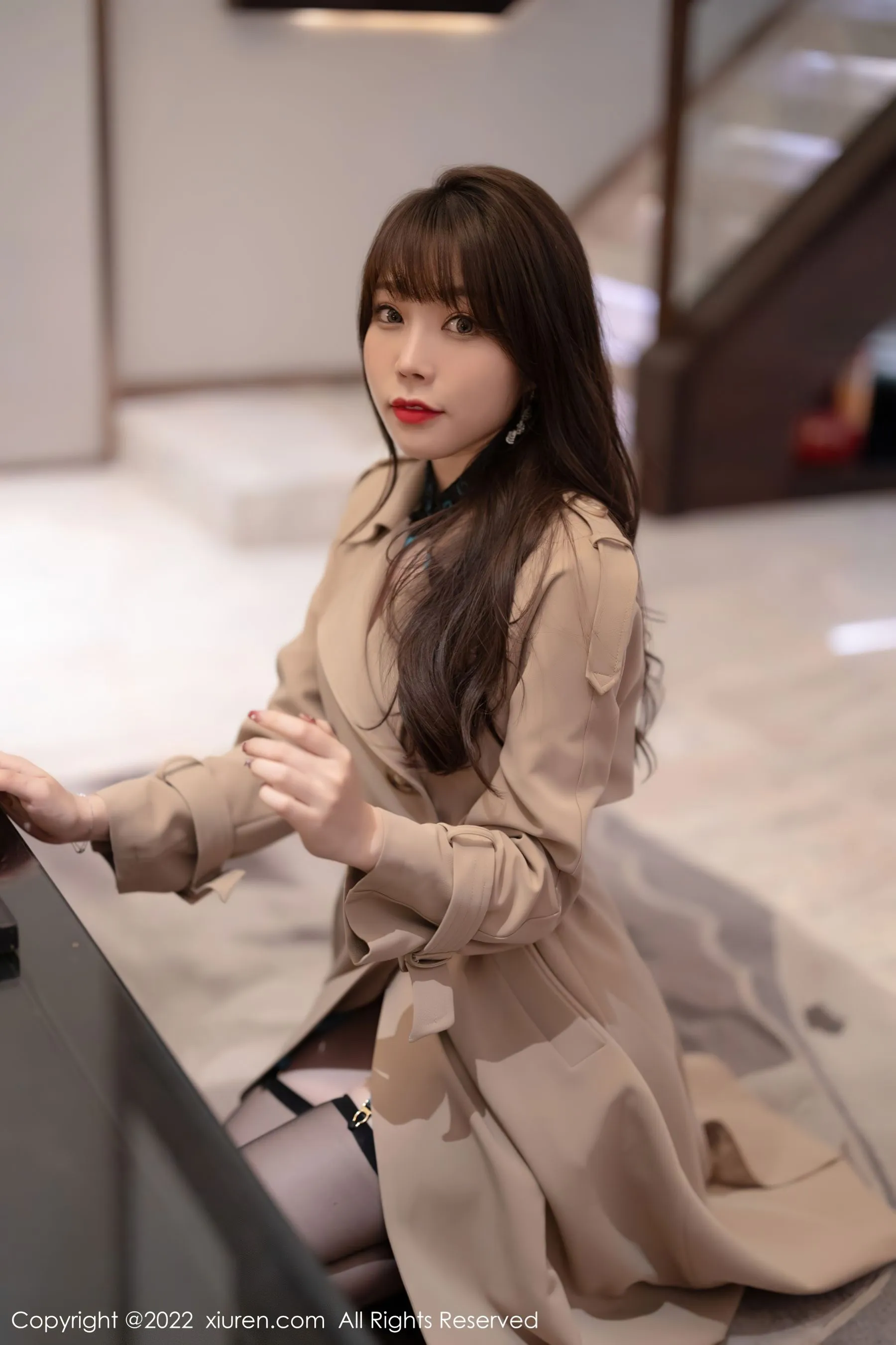 奔放時刻主播海邊寫真 – 雪景甜美風採再現精選 - 55