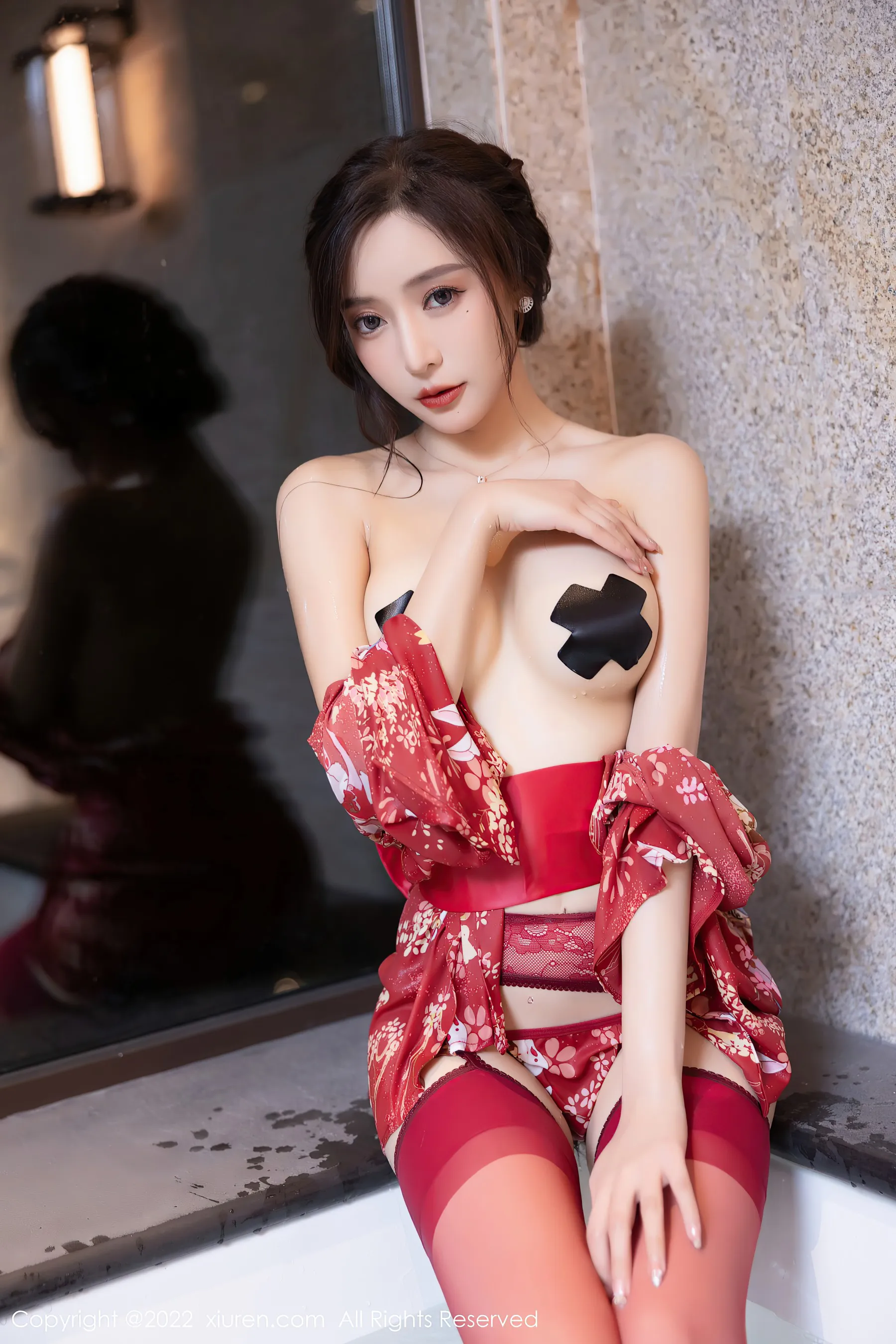 嫩模甜美室內寫真 – 秋楓奔放風格展現限量 - 14