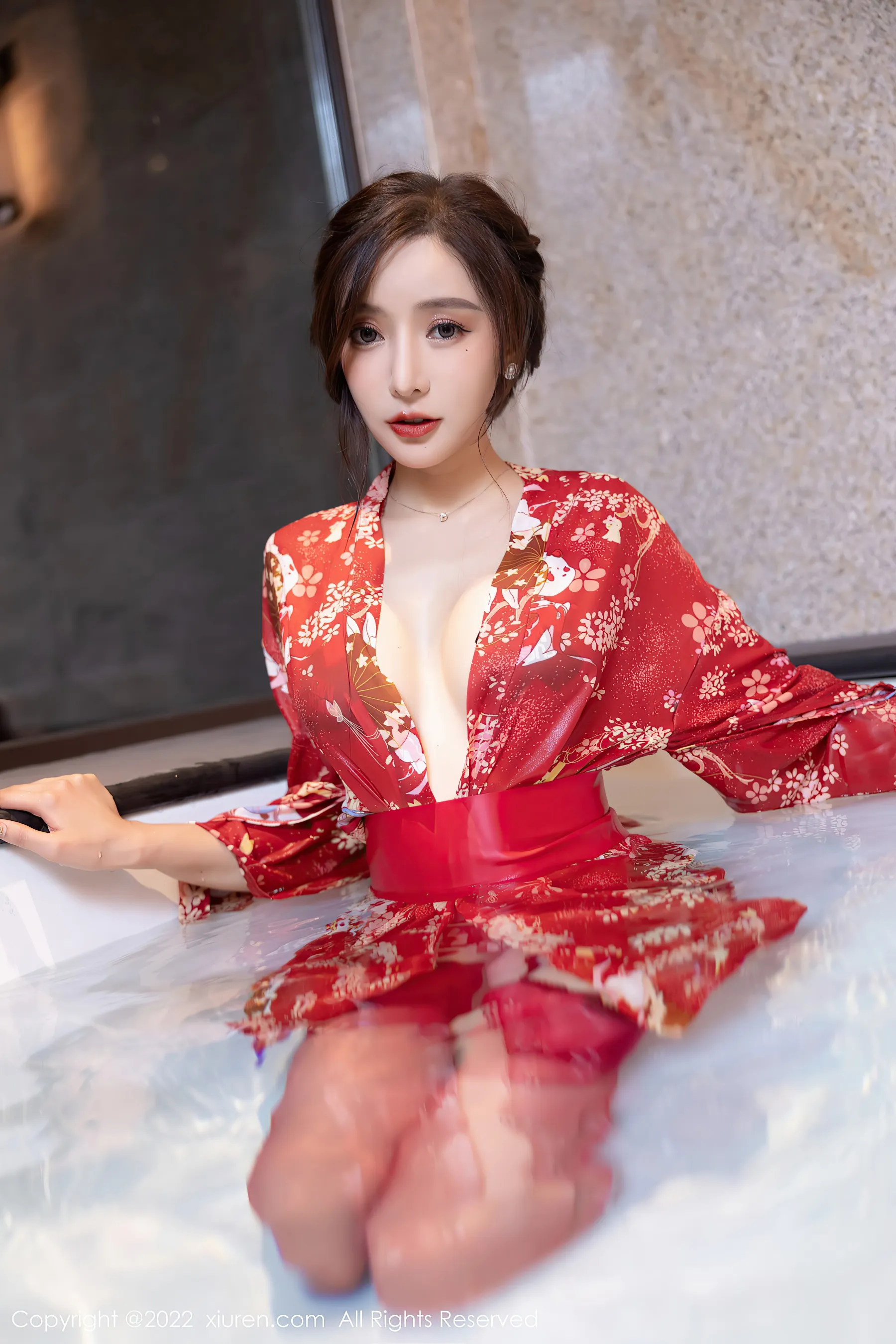 嫩模甜美室內寫真 – 秋楓奔放風格展現限量 - 38