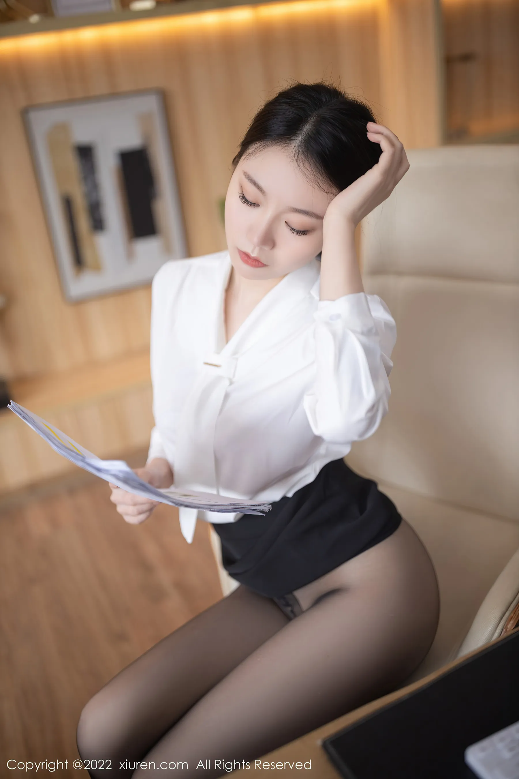 神秘時刻空姐攝影棚寫真 – 春季魅惑風採再現珍藏 - 81