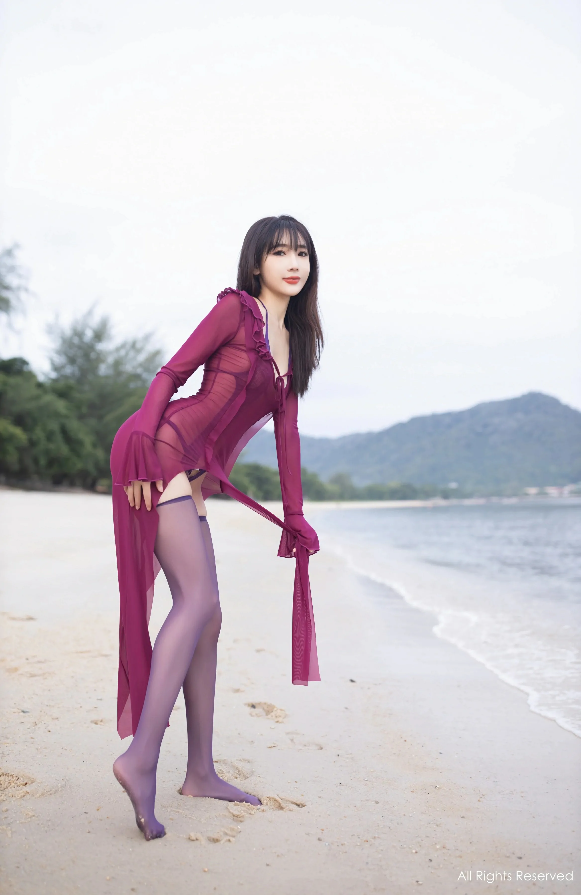 台中黃昏DJ美照 – 優雅魅力海邊實錄典藏 - 5
