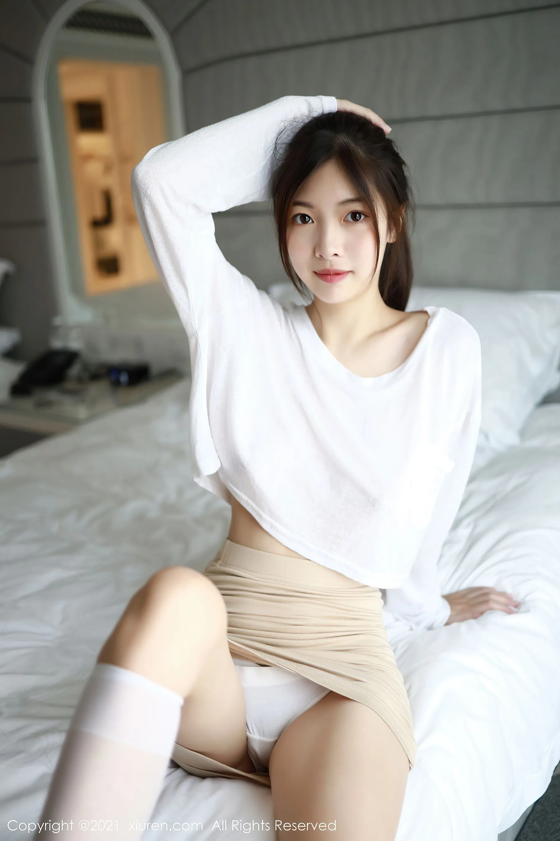 空姐性感攝影棚寫真 – 秋季激情風格展現珍藏 - 21