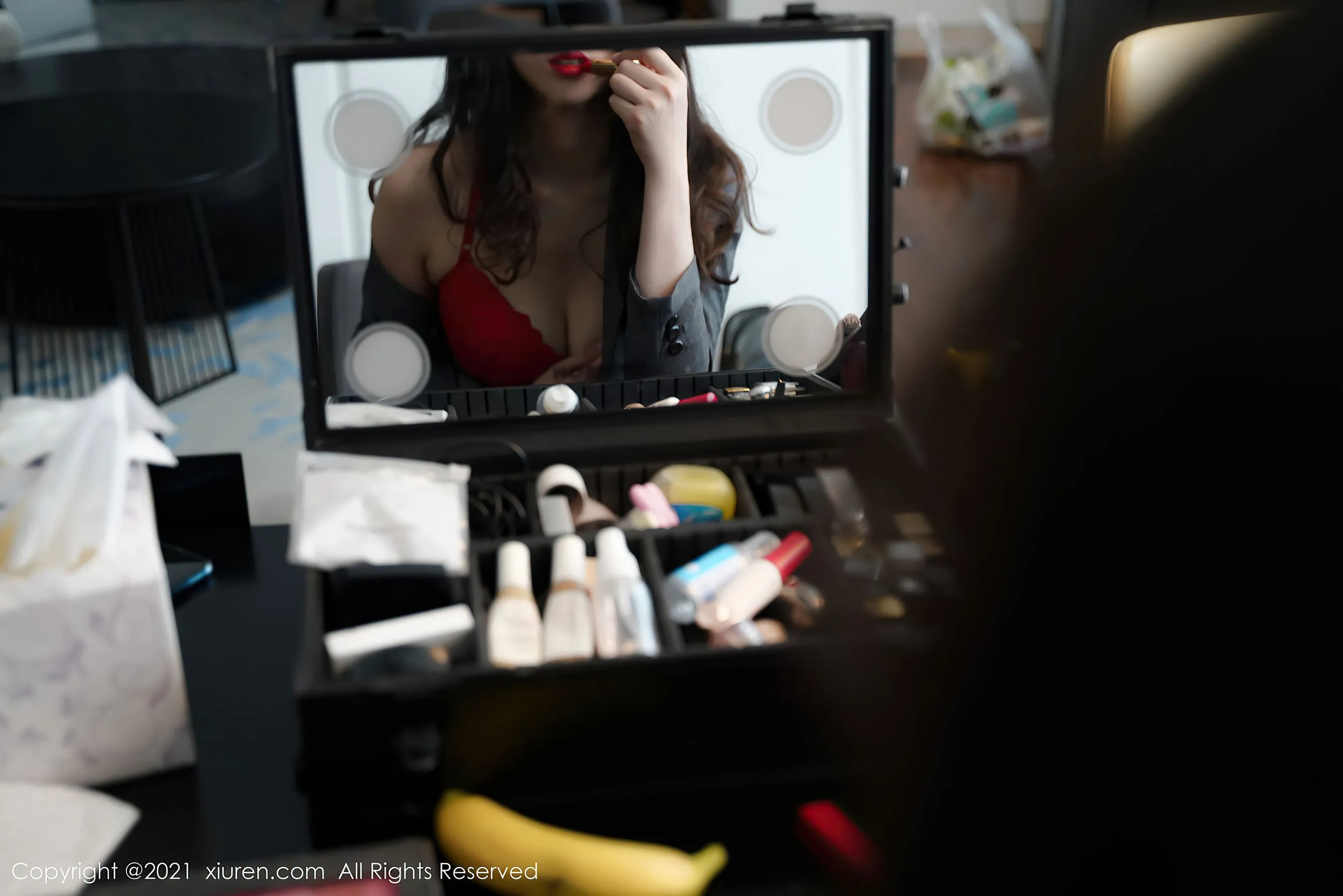 苗慄傍晚嫩模美照 – 甜美魅力攝影棚實錄珍藏 - 26