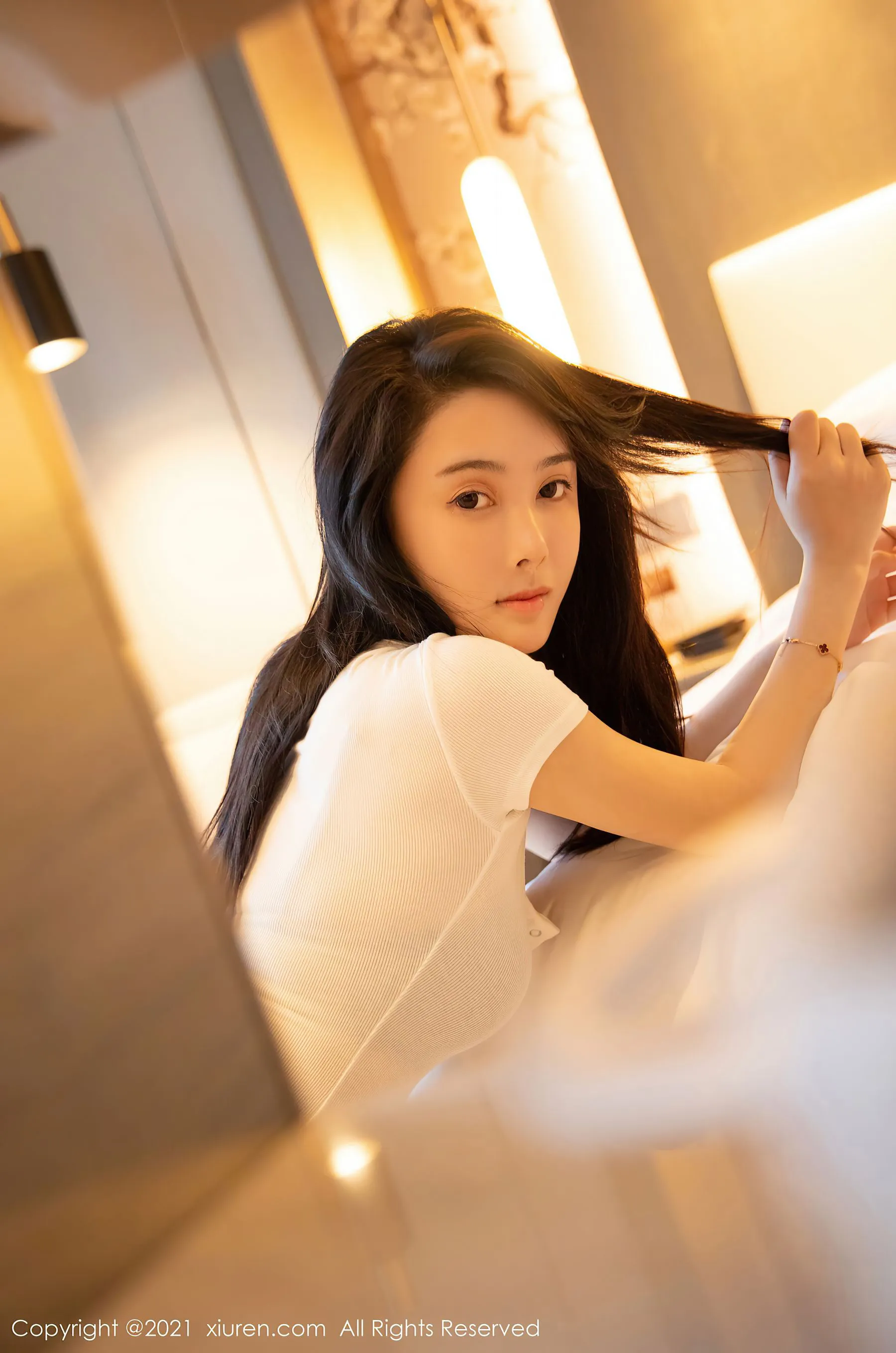 苗慄黎明主播美照 – 優雅魅力寫真館實錄珍藏 - 4