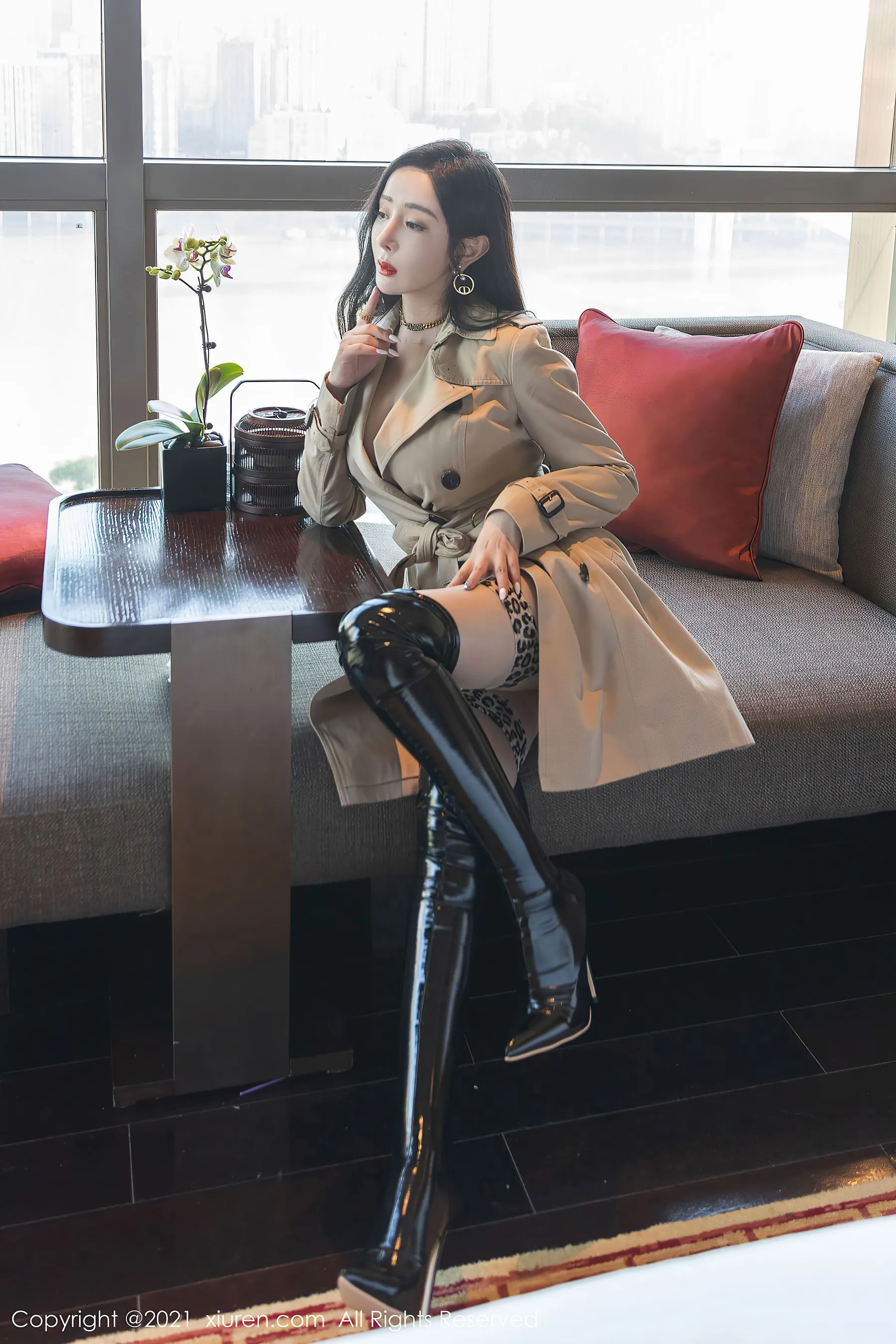網紅知性街拍寫真 – 雨季優雅風格展現典藏 - 88