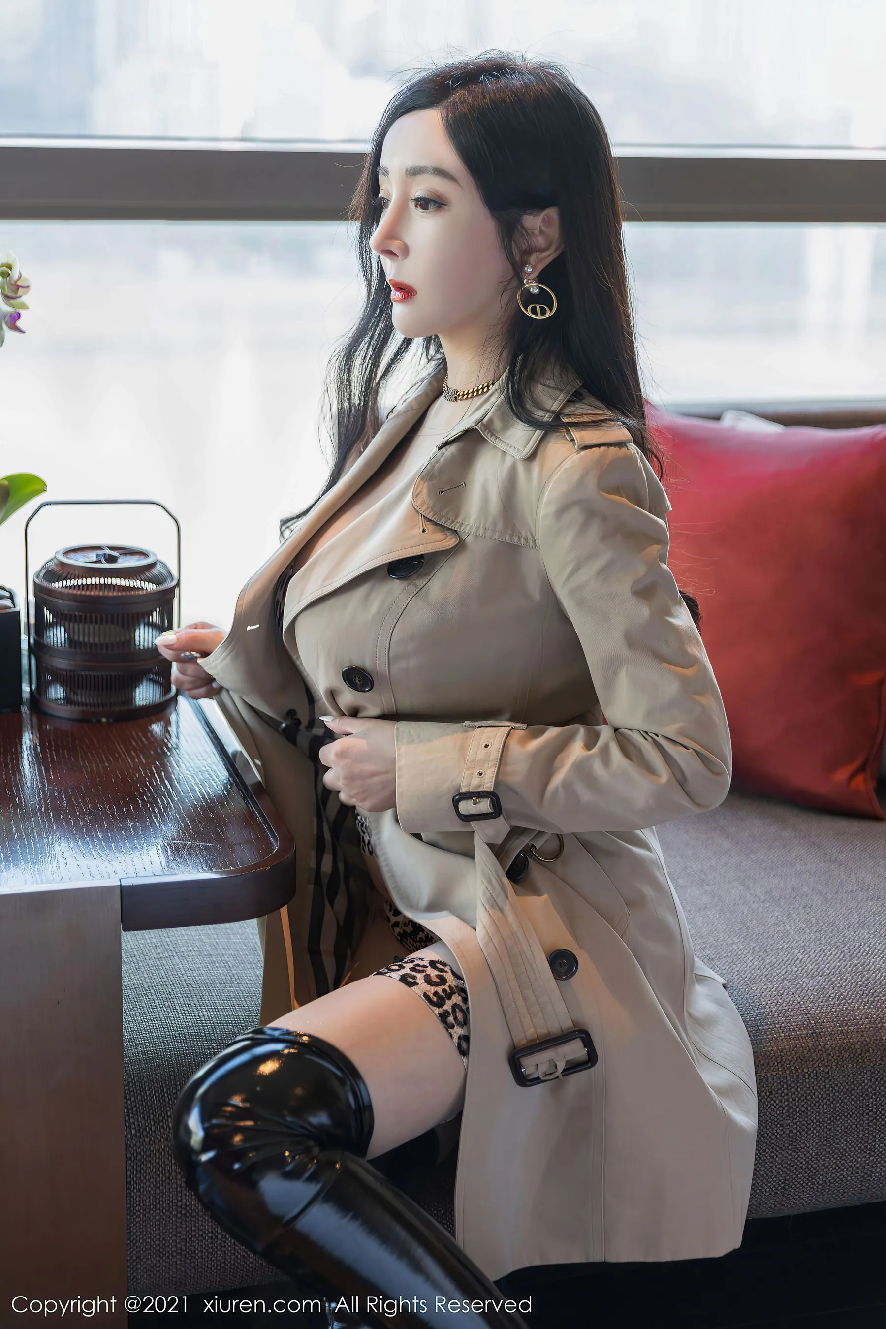 網紅知性街拍寫真 – 雨季優雅風格展現典藏 - 92