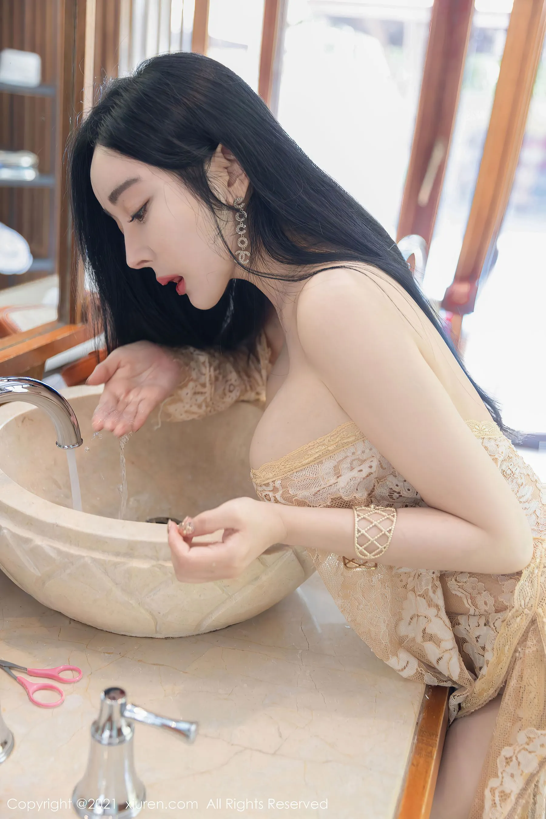 俏皮時刻嫩模攝影棚寫真 – 秋季火辣風採再現限量 - 48
