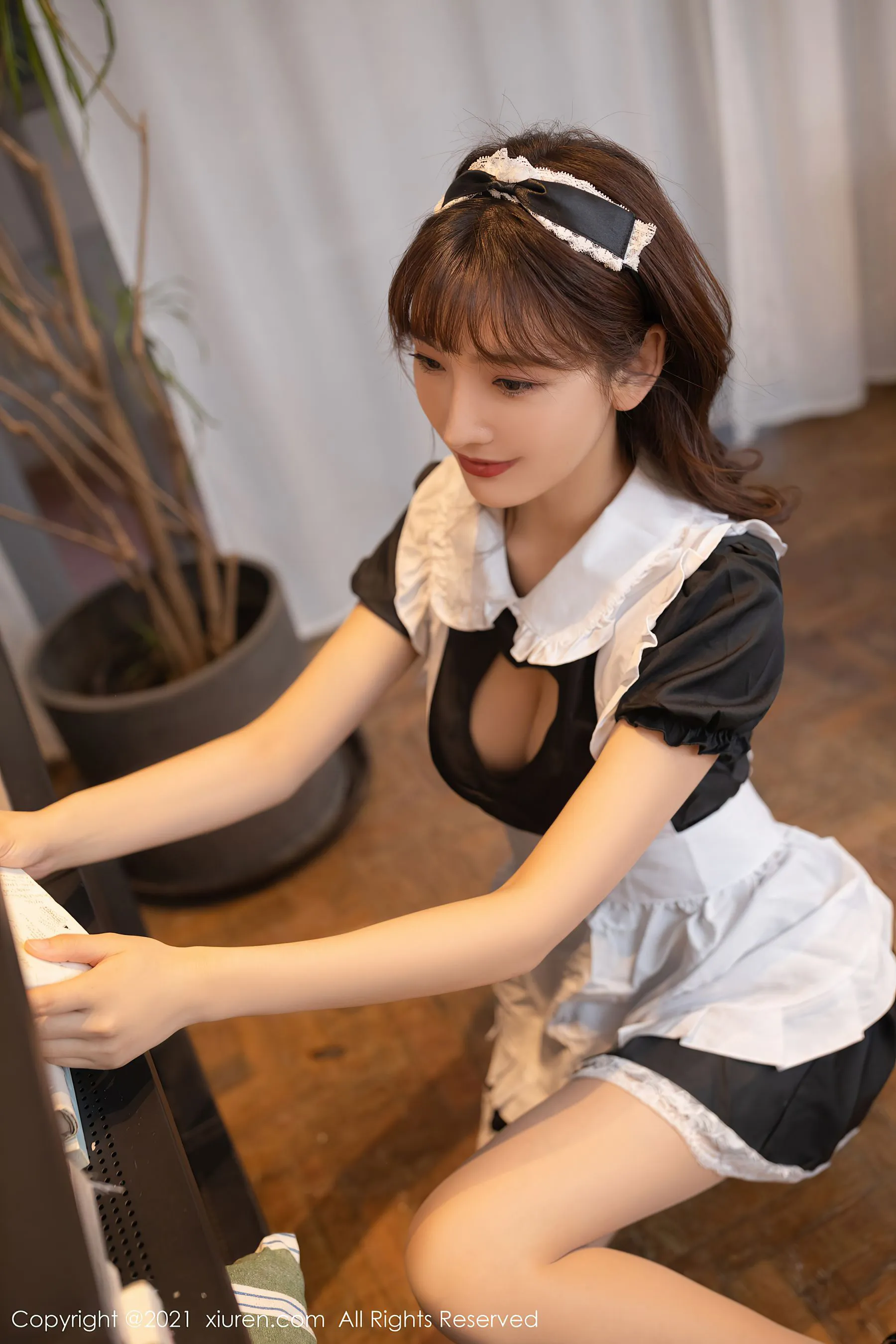 活潑嫩模私藏美照 – 苗慄攝影棚黎明獨家呈現限量 - 58