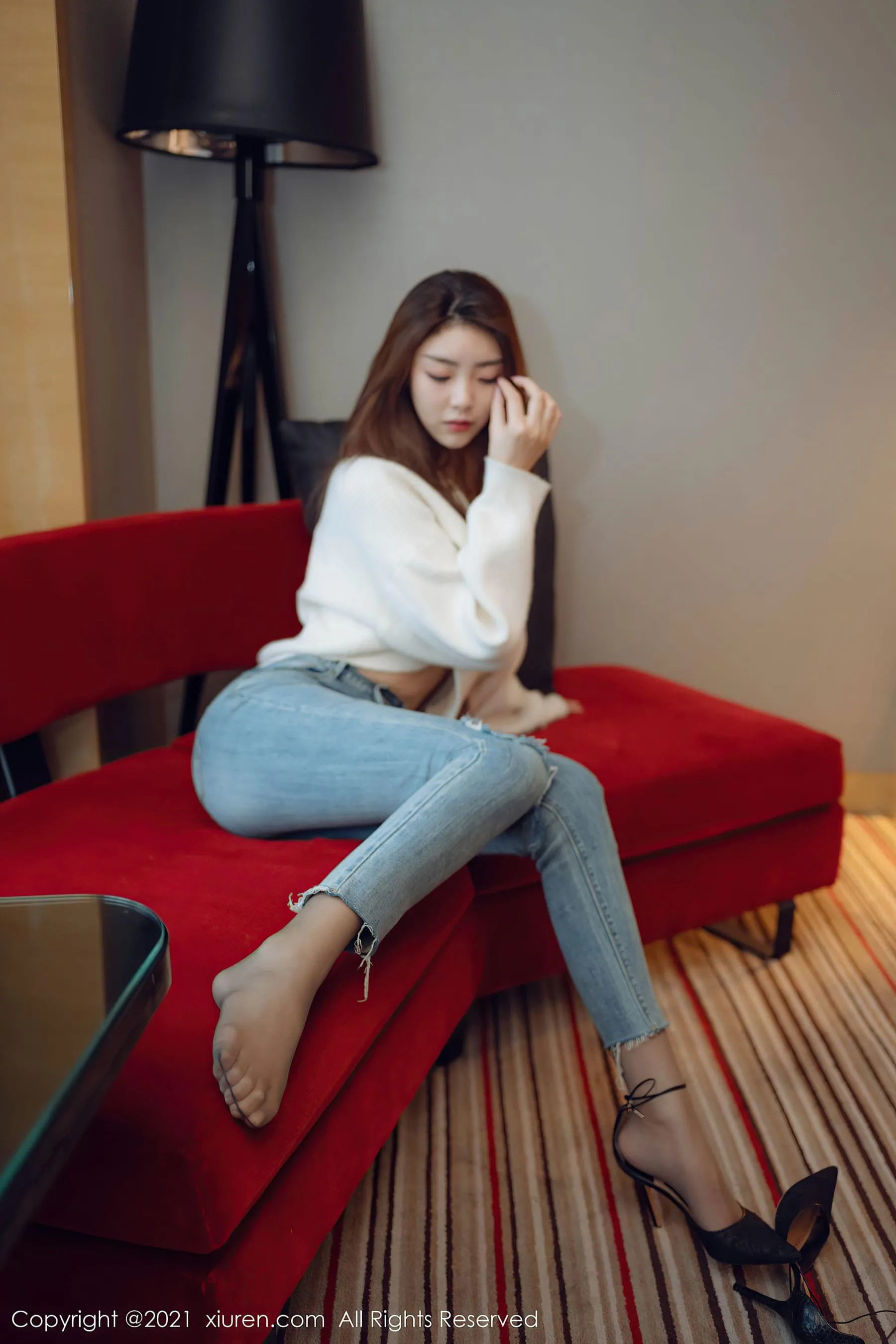 台中黃昏車模美照 – 火辣魅力夜景實錄典藏 - 16