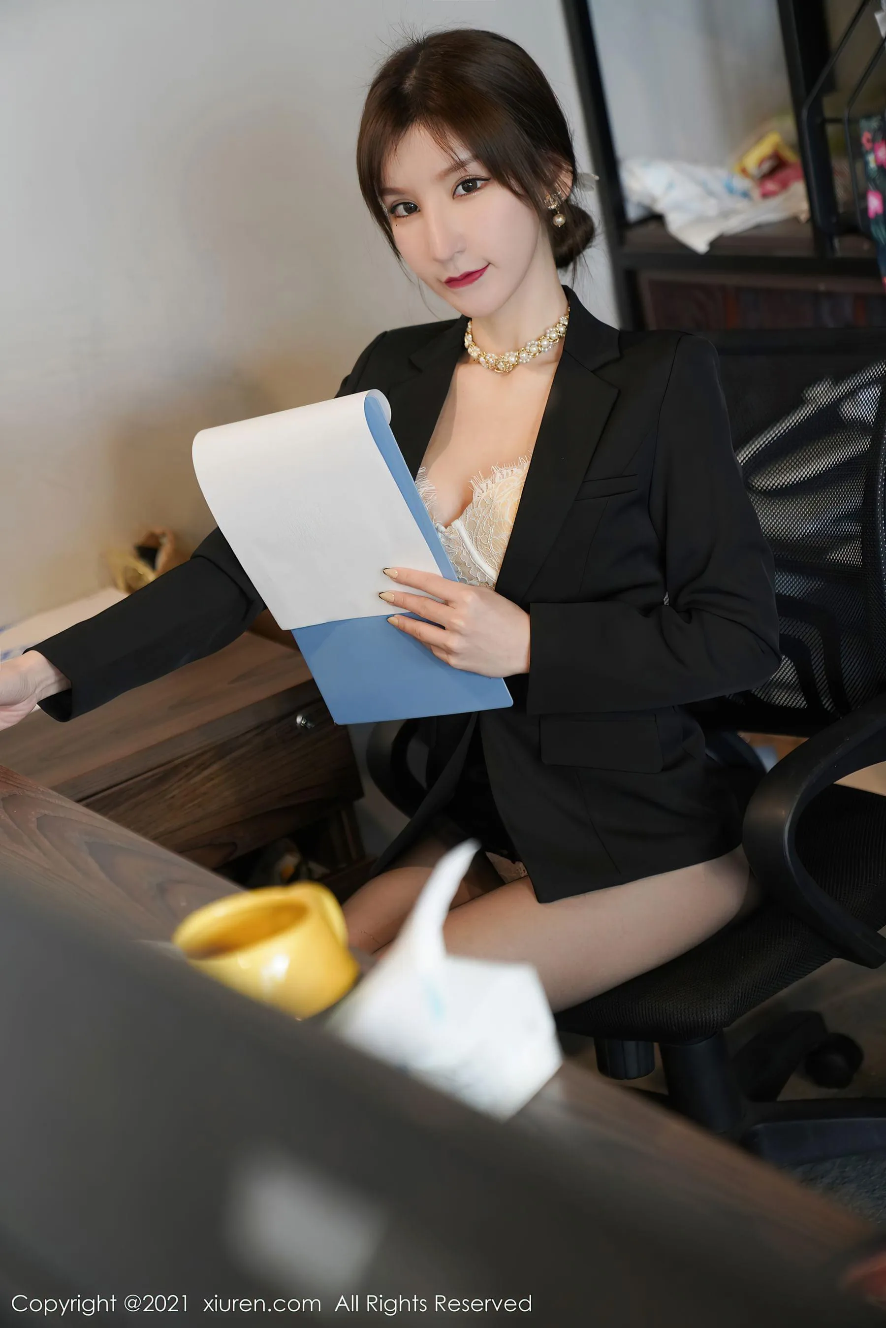 夜晚苗慄空姐寫真精選 – 清純自然光活力完美融合典藏 - 62