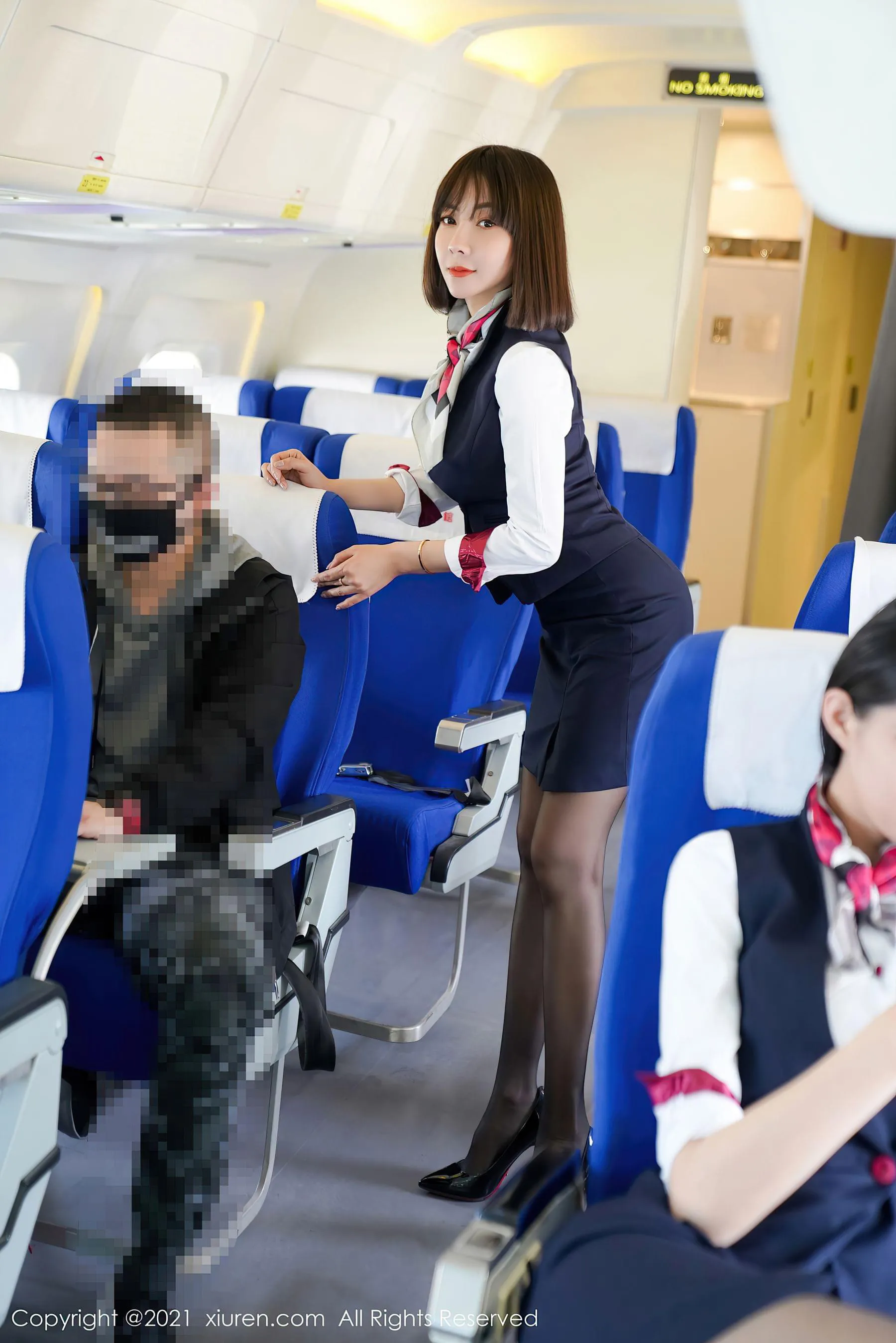 神秘時刻空姐自然光寫真 – 晴日甜美風採再現獨家 - 21
