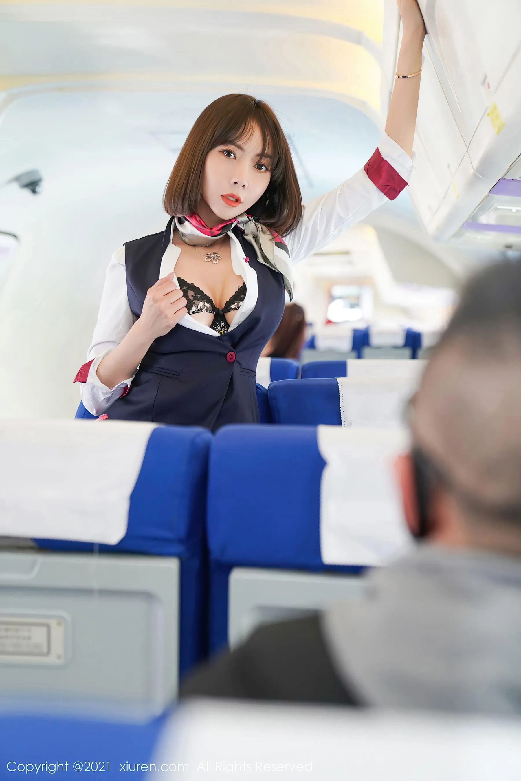 神秘時刻空姐自然光寫真 – 晴日甜美風採再現獨家 - 28