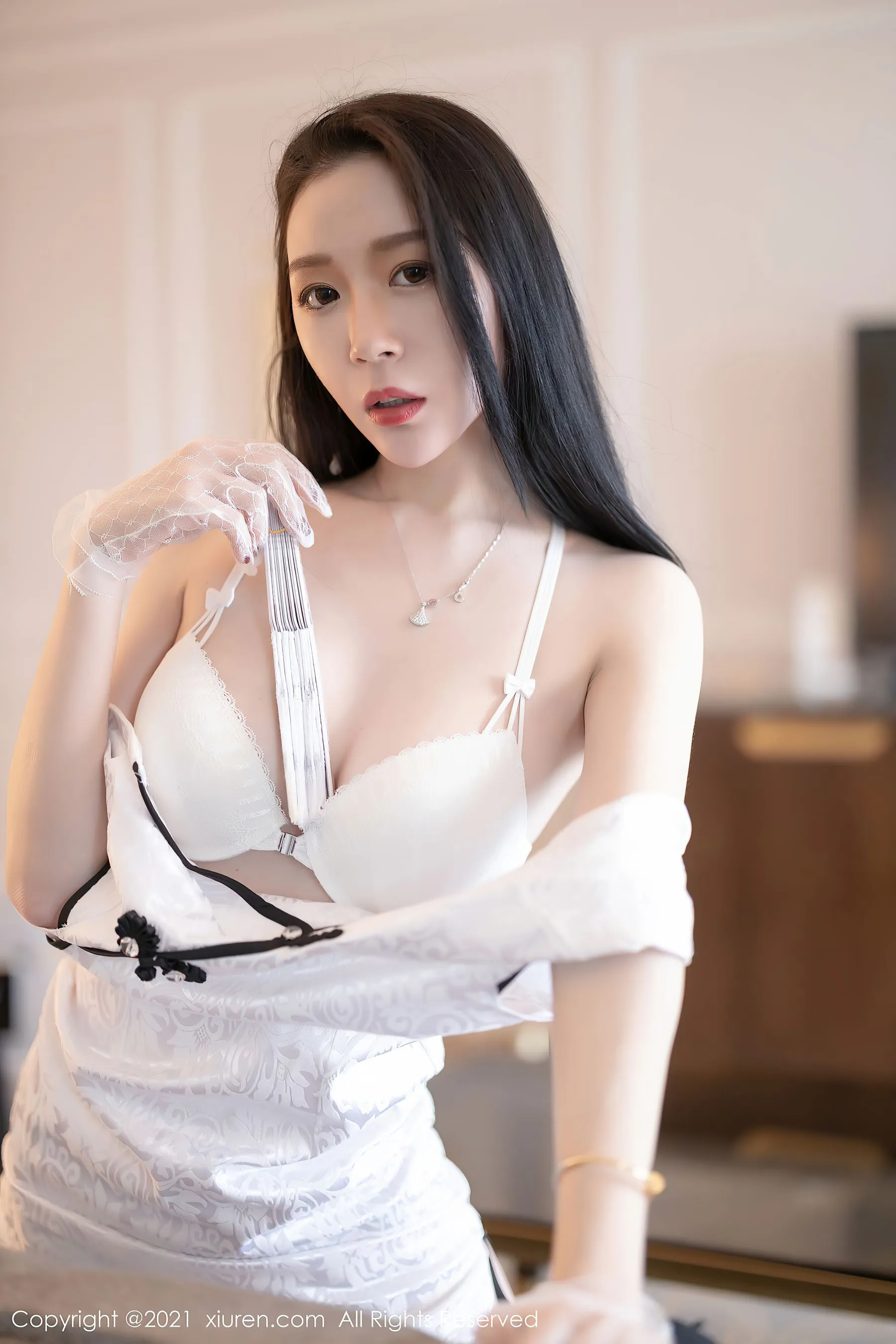 浪漫時刻嫩模自然光寫真 – 櫻花季性感風採再現限量 - 31