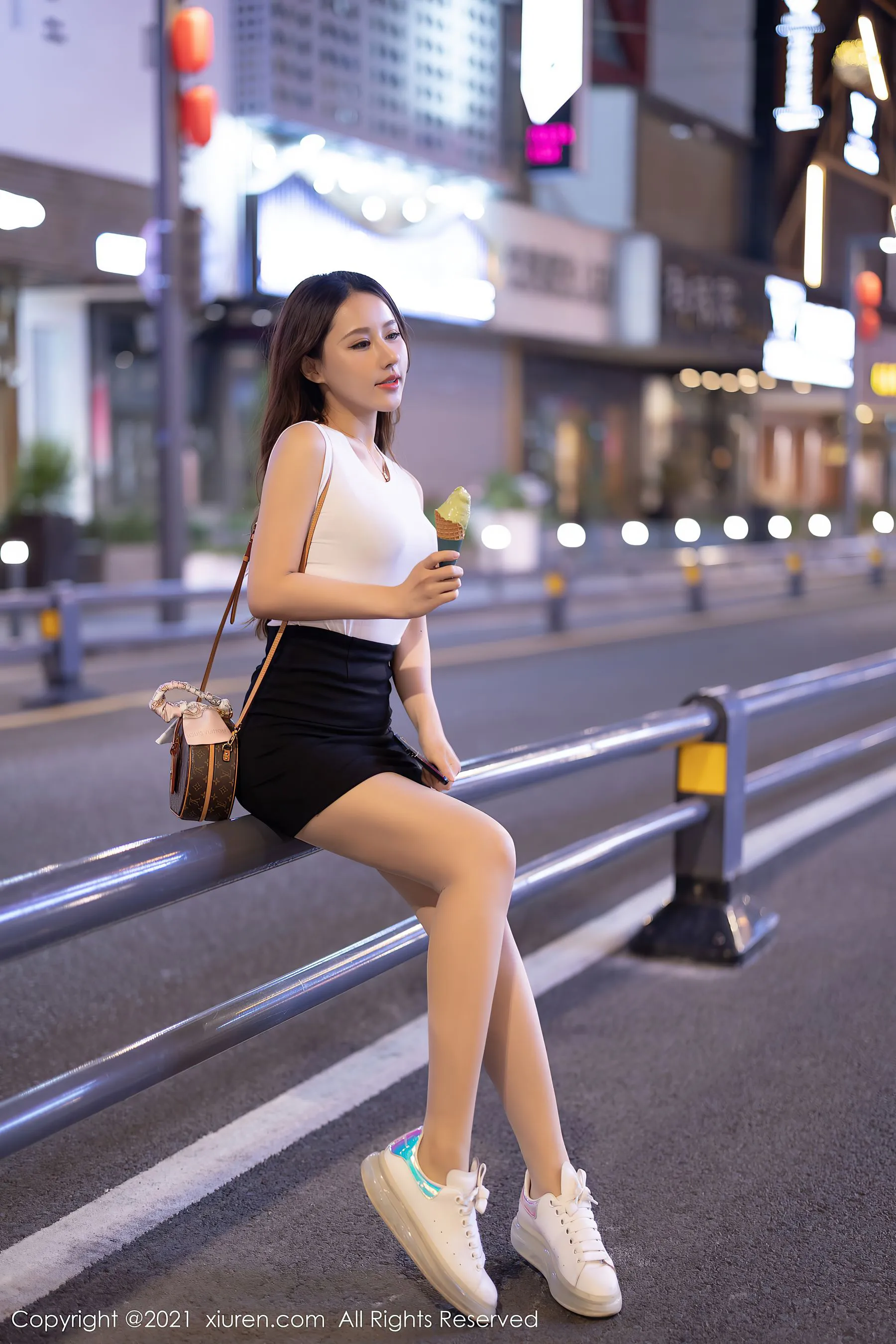 溫柔時刻車模戶外寫真 – 櫻花季高貴風採再現獨家 - 57