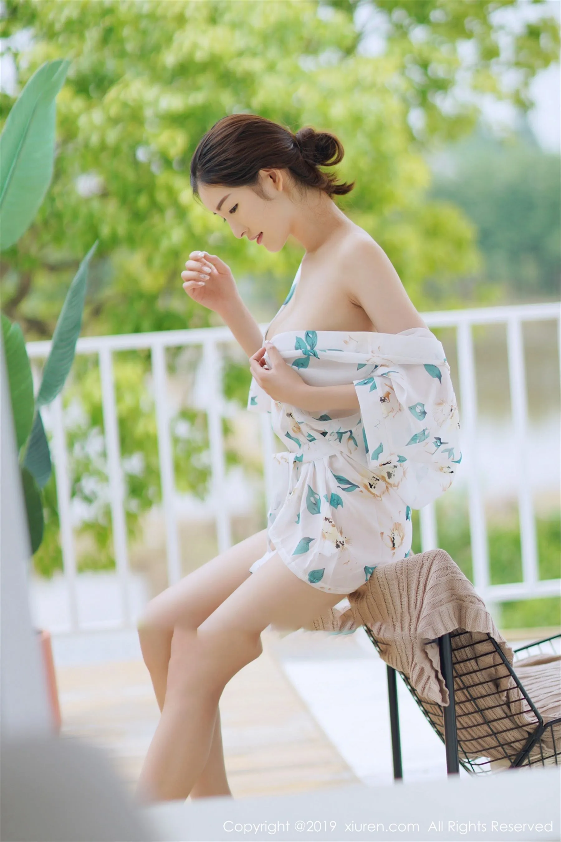 護士魅惑街拍寫真 – 櫻花季神秘風格展現典藏 - 39