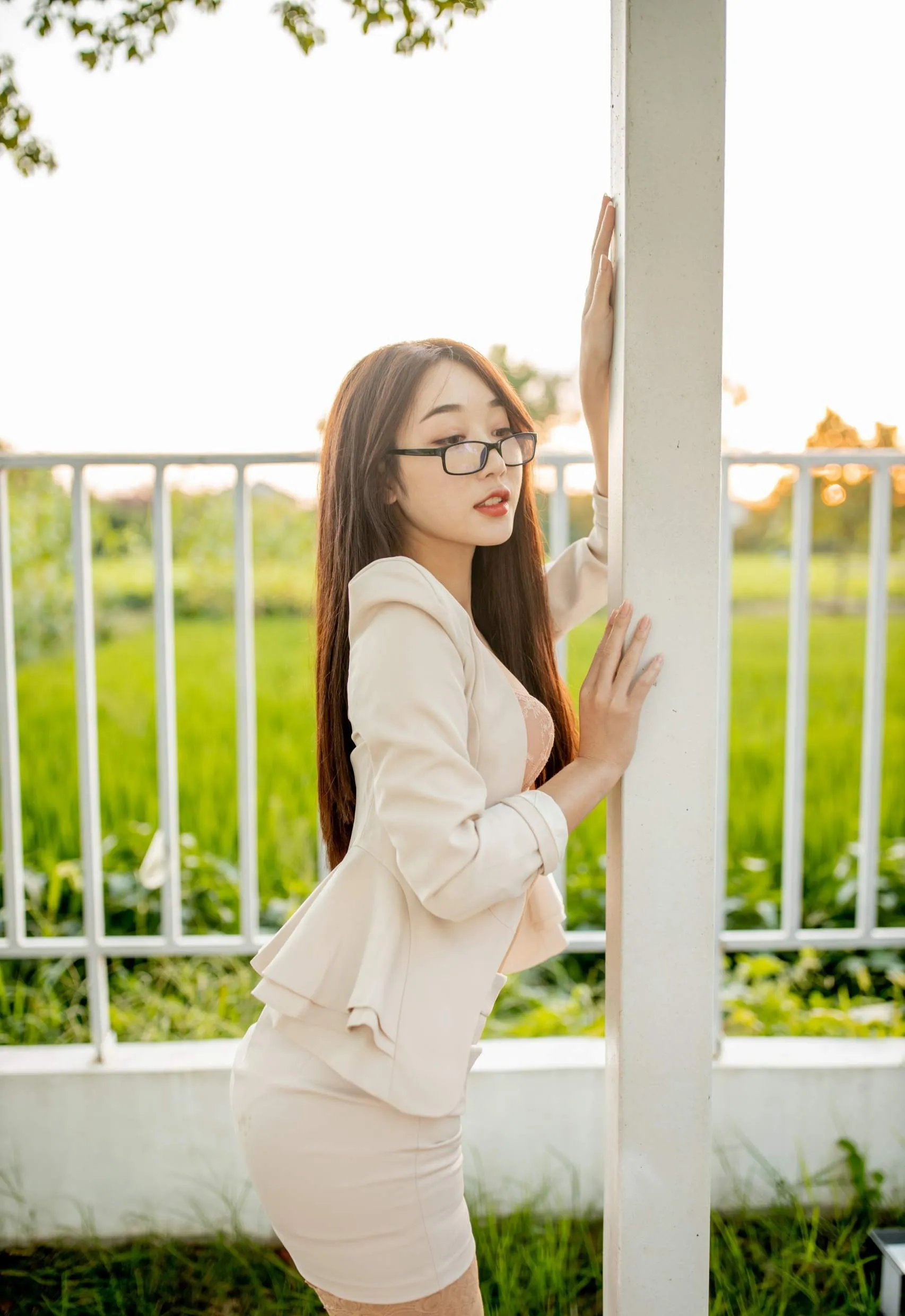 新竹傍晚校花美照 – 清純魅力攝影棚實錄典藏 - 39