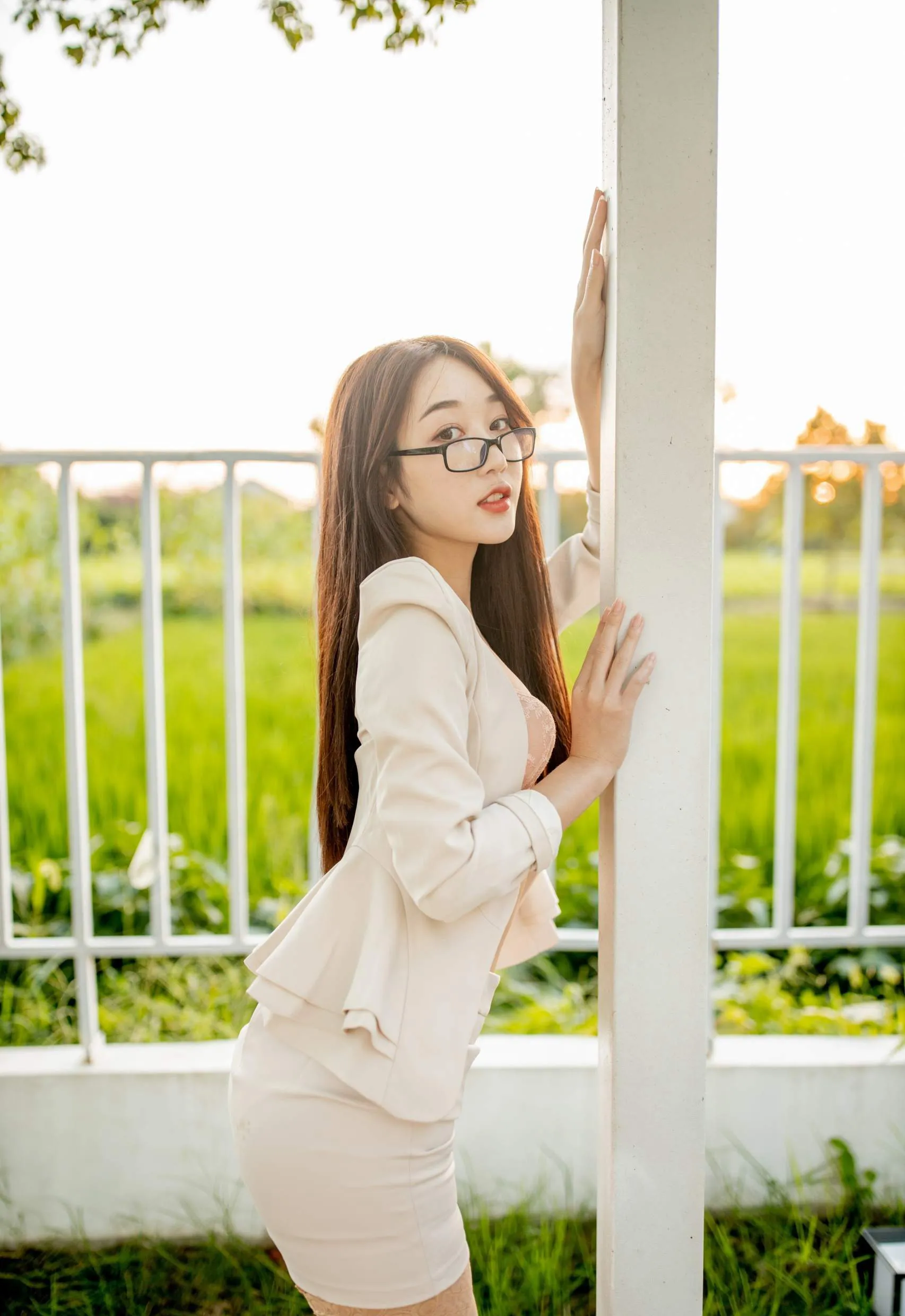 新竹傍晚校花美照 – 清純魅力攝影棚實錄典藏 - 40
