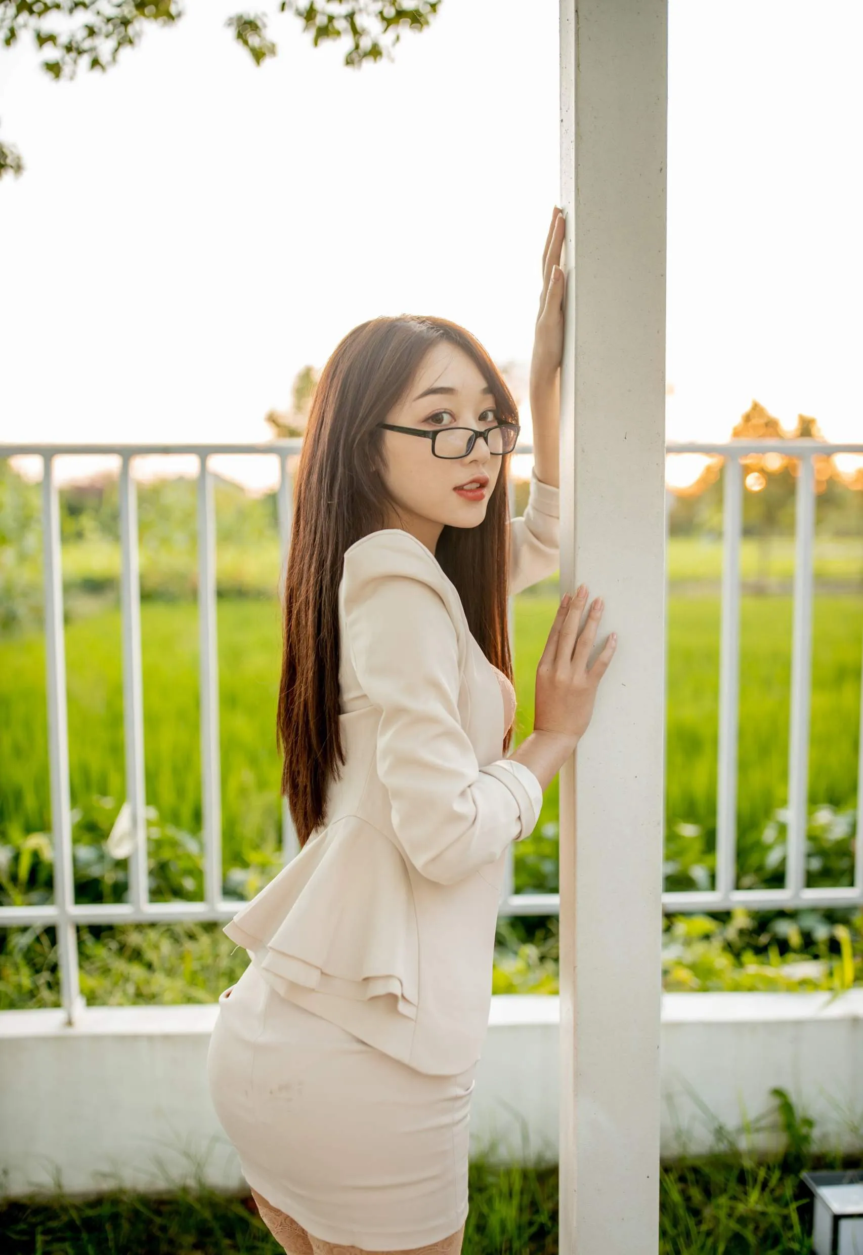 新竹傍晚校花美照 – 清純魅力攝影棚實錄典藏 - 41
