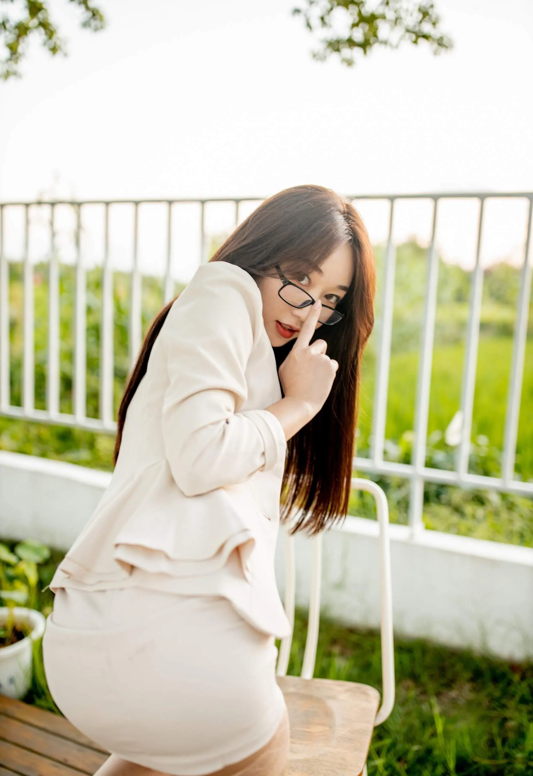 新竹傍晚校花美照 – 清純魅力攝影棚實錄典藏 - 46